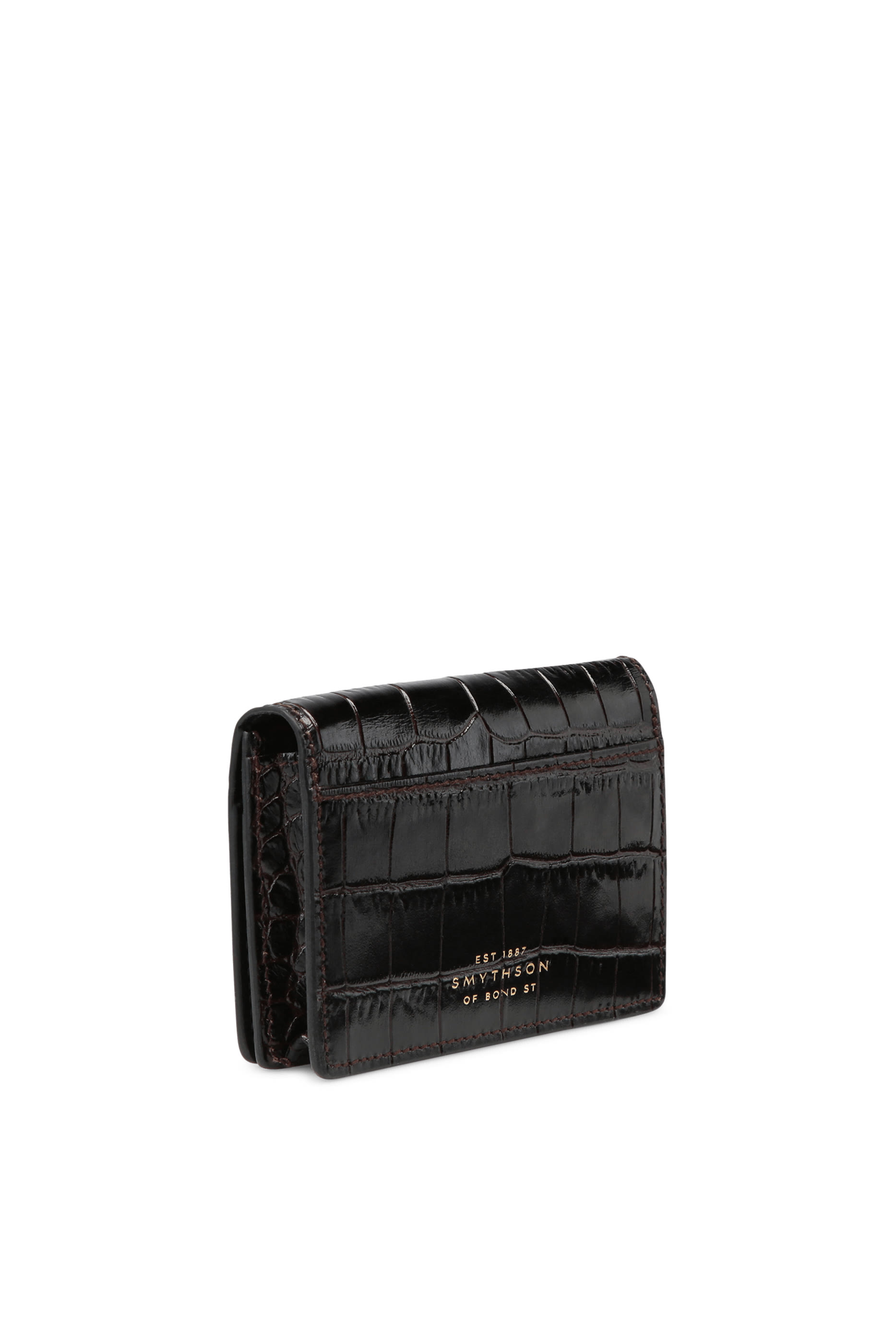 حافظة بطاقات قابلة للطي بزر كبس