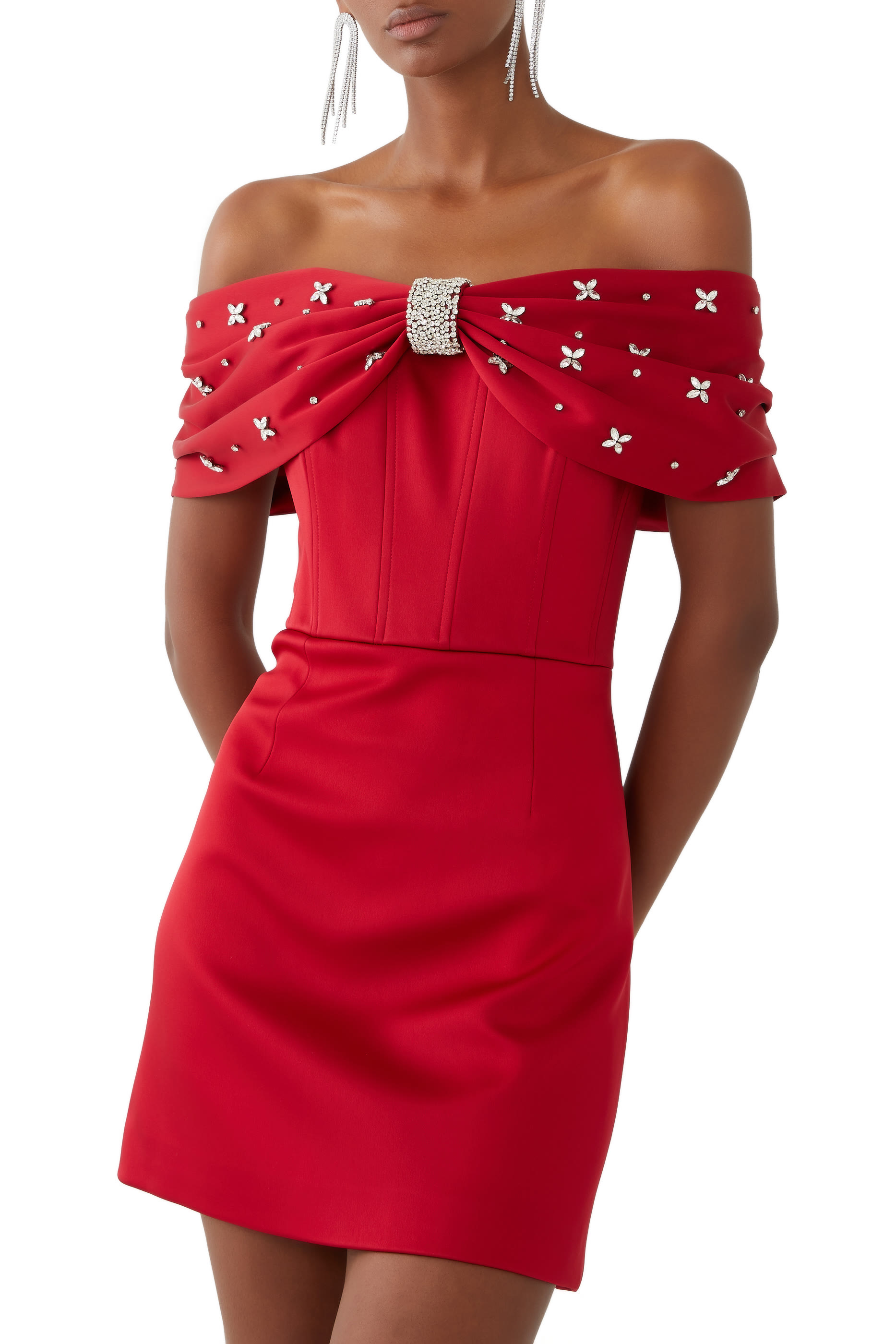 فستان كارميلا  إكس نيكي نيلتون قصير