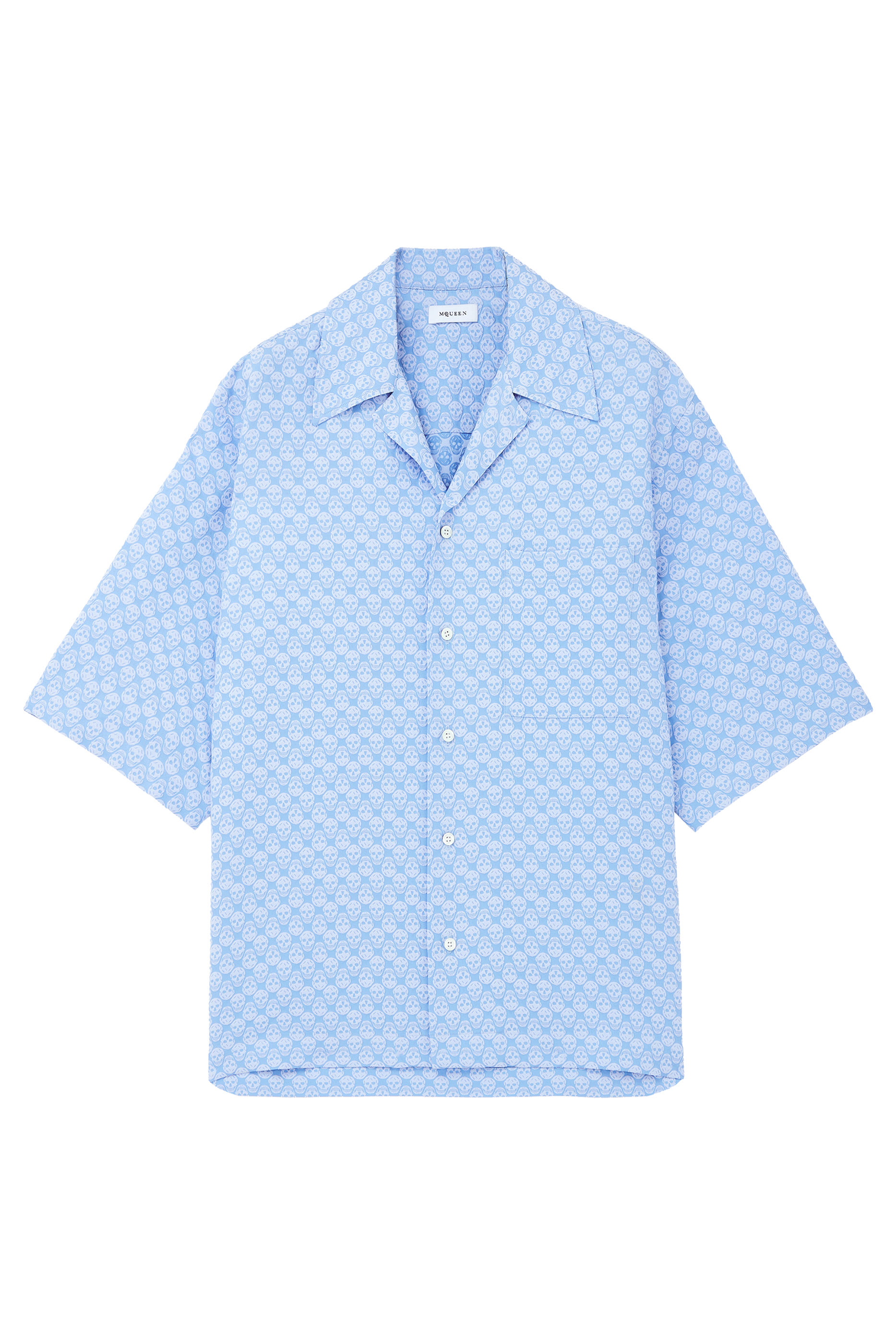 قميص هاوايان جاكار بنقشة جمجمة