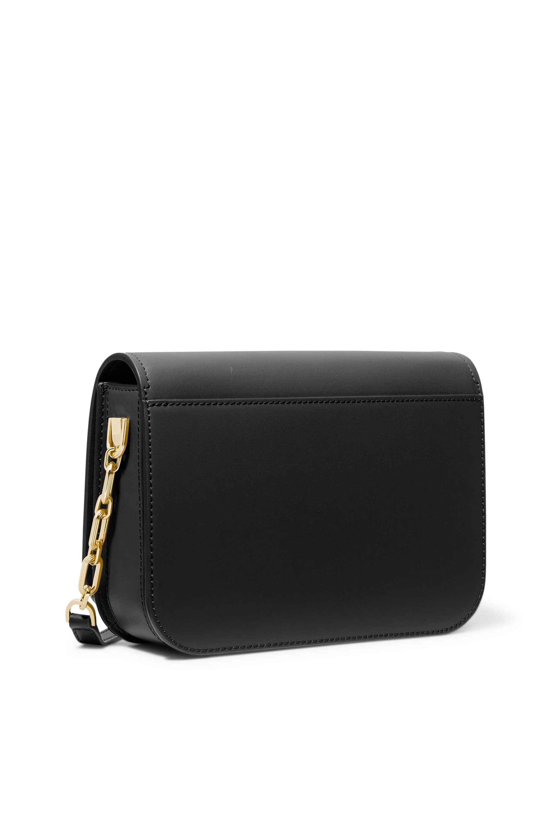 حقيبة مسنجر ديلانسي متوسطة جلد بسلسلة