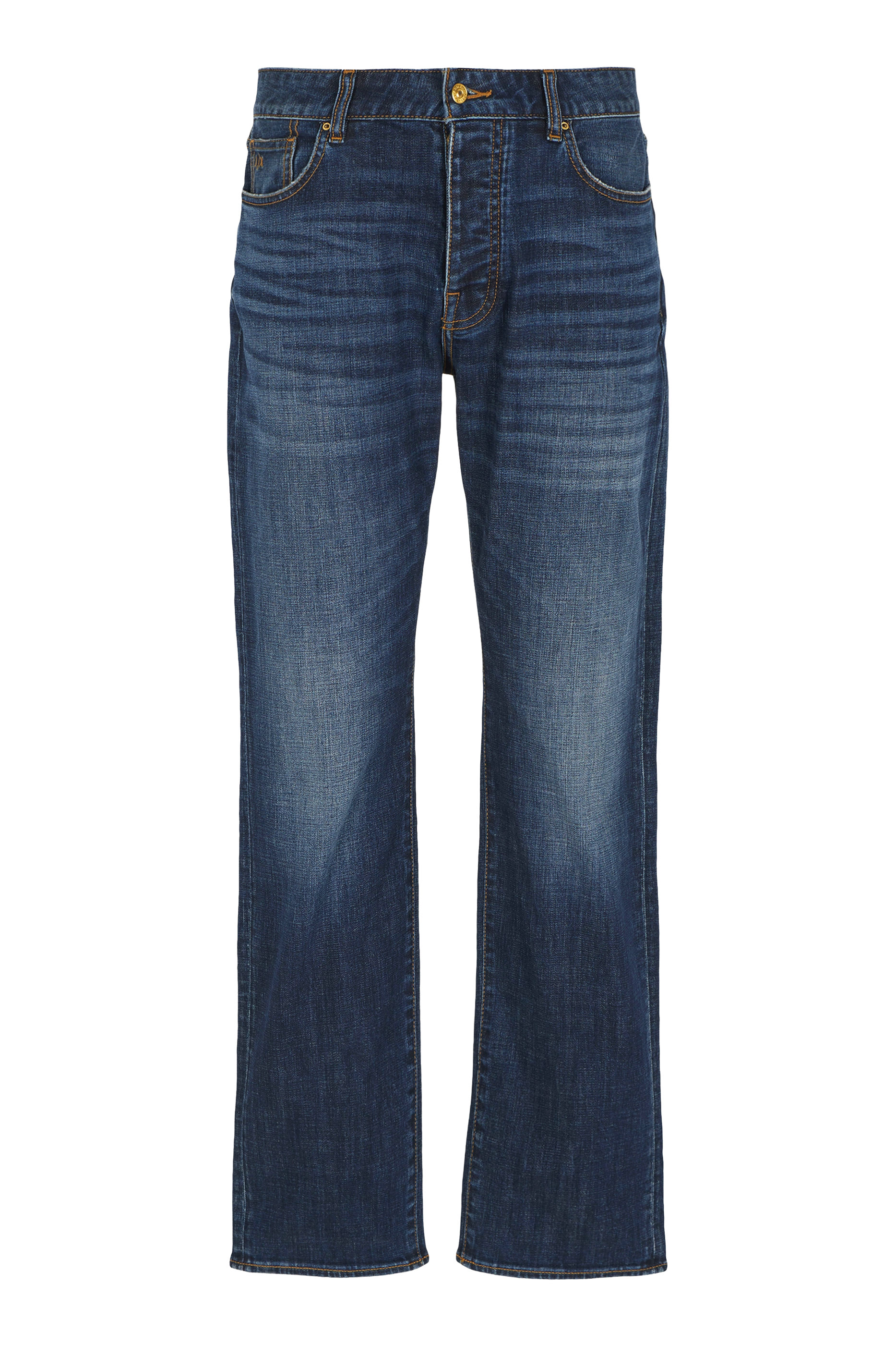 بنطال جينز بقصة ساق مستقيمة