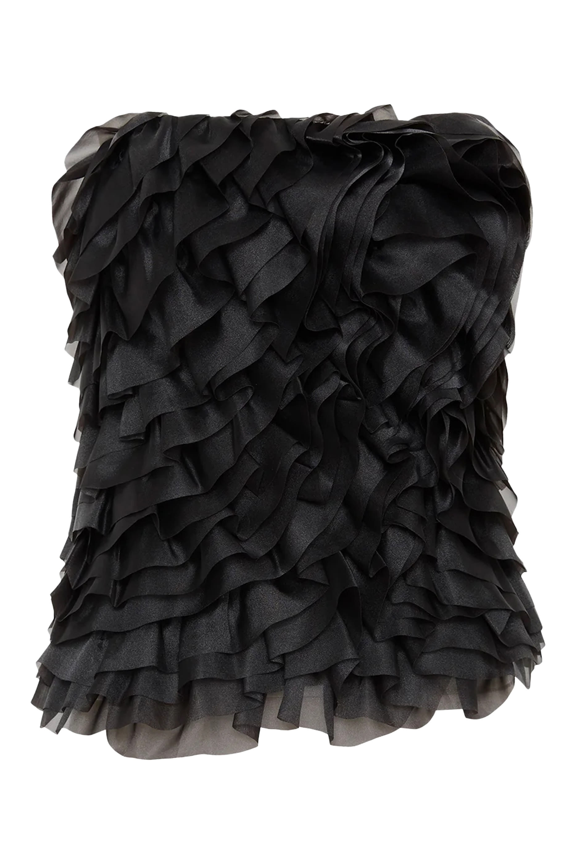 بلوزة تشارمد روزيت بنمط مشد وكشكش