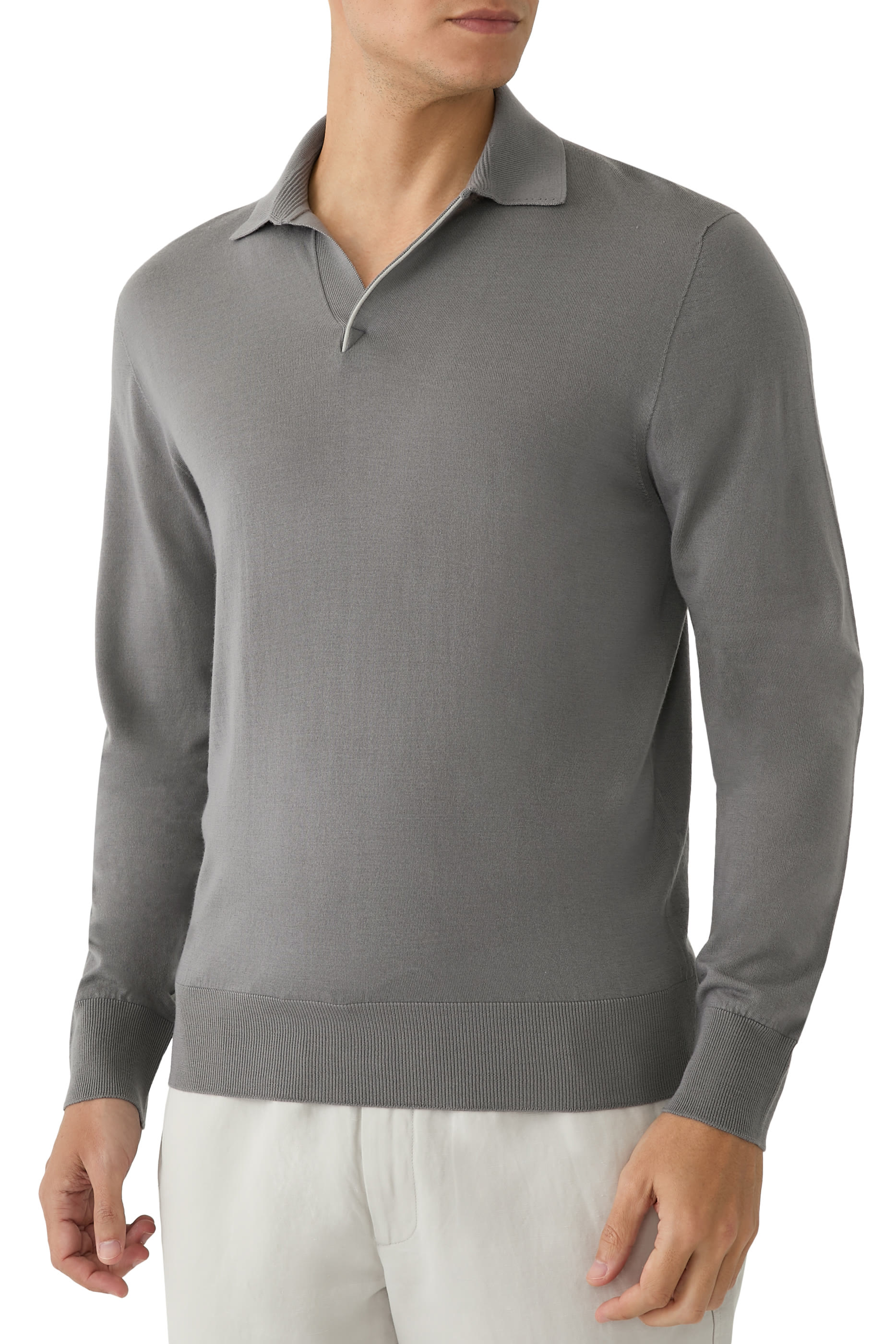 قميص بولو لاسكا منسوج