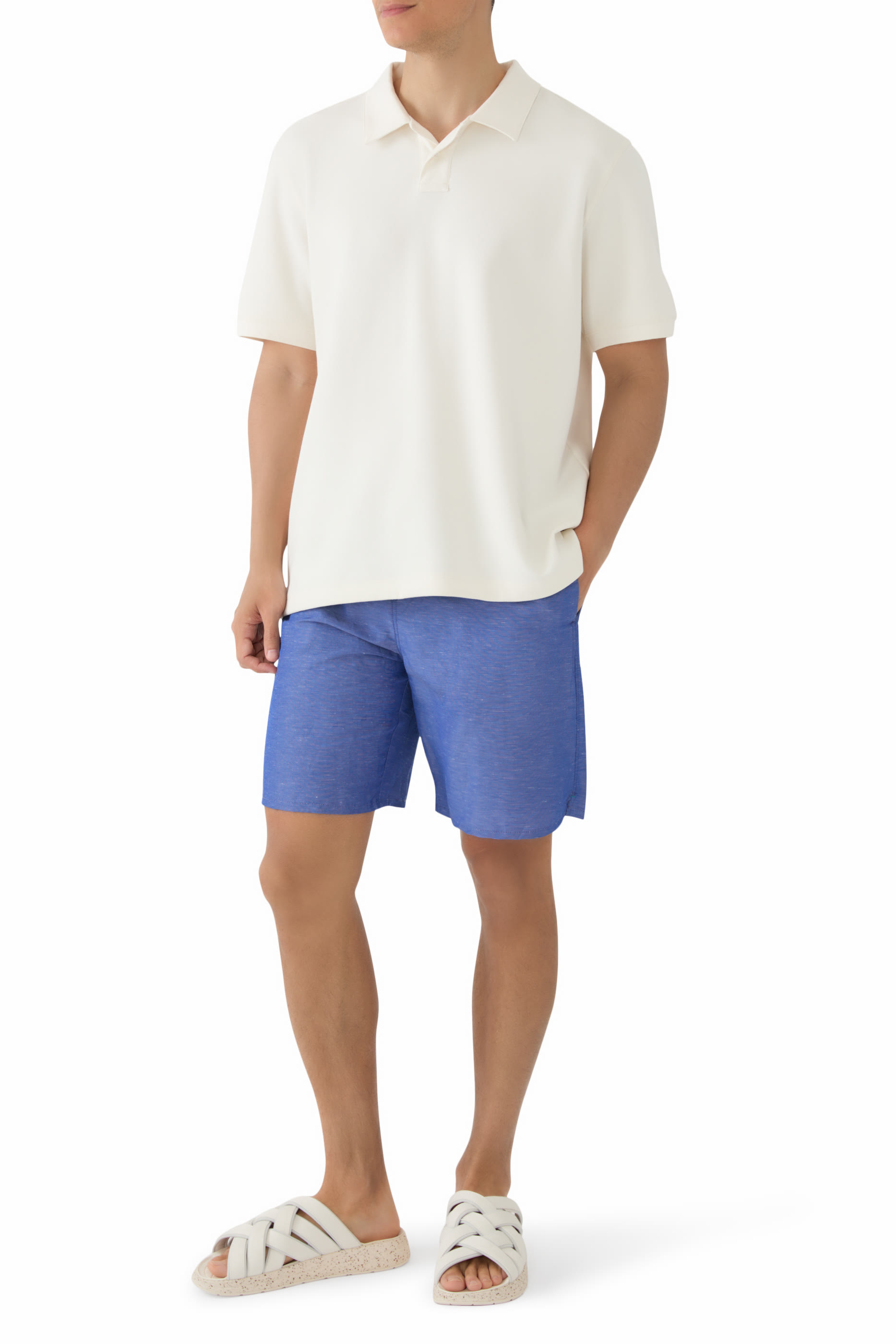 شورت سباحة بوليستر معاد تدويرة