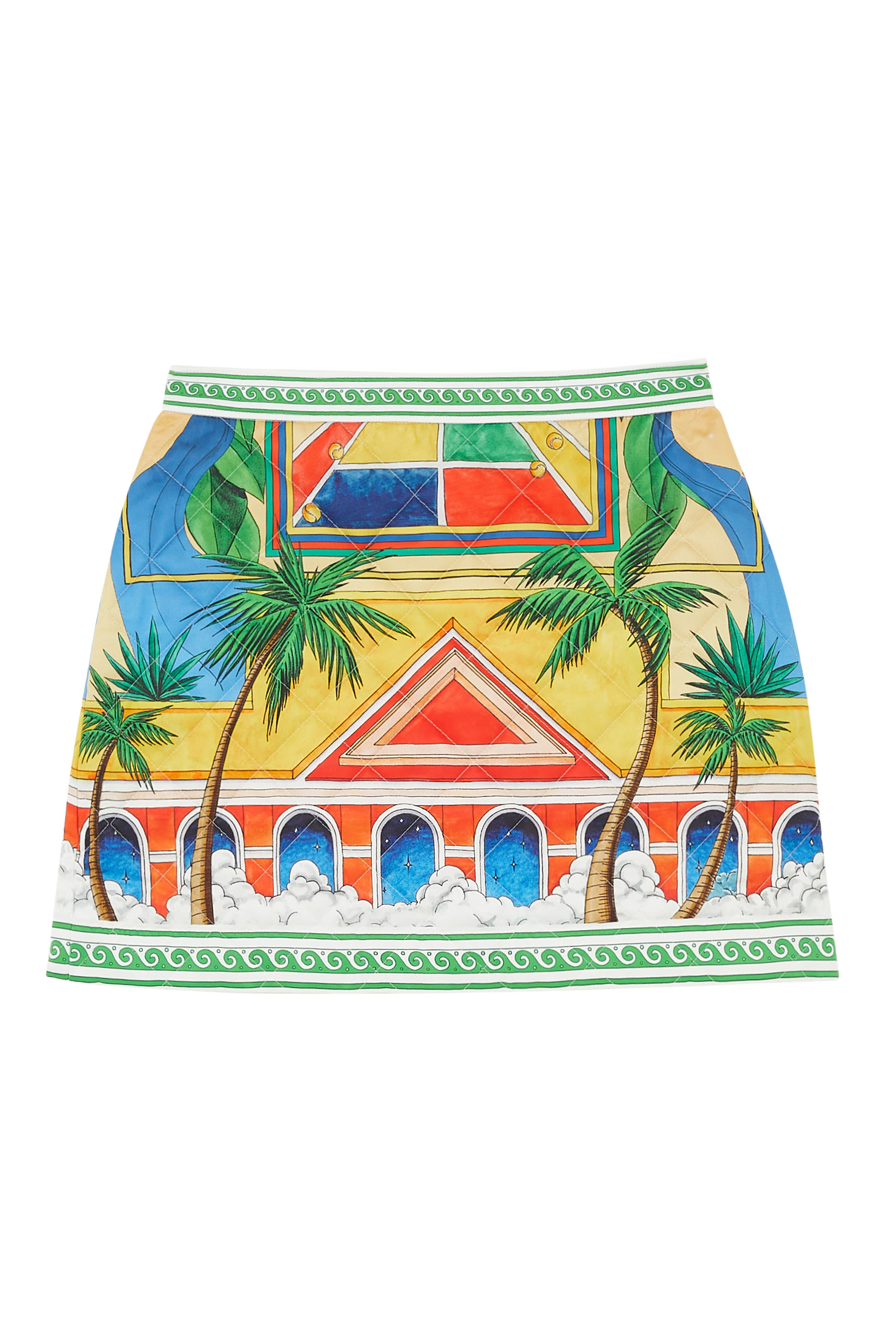 تنورة قصيرة مبطنة بطيعة