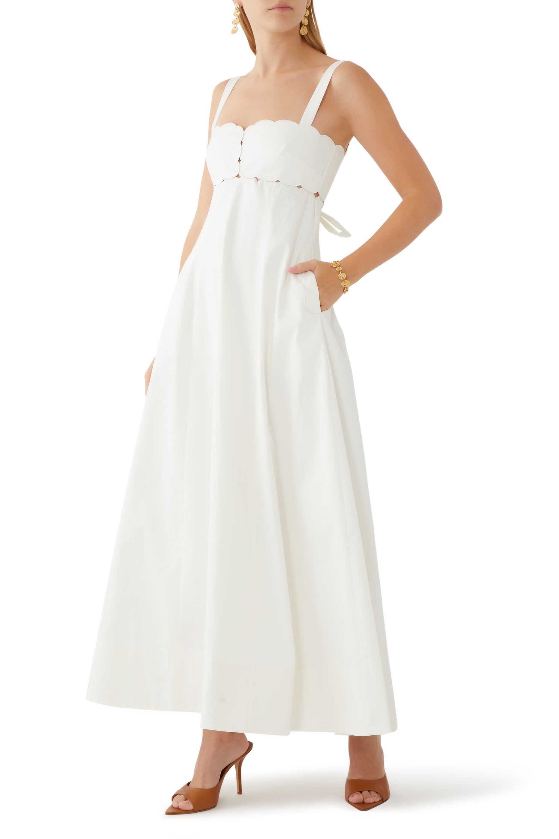 فستان باولا طويل