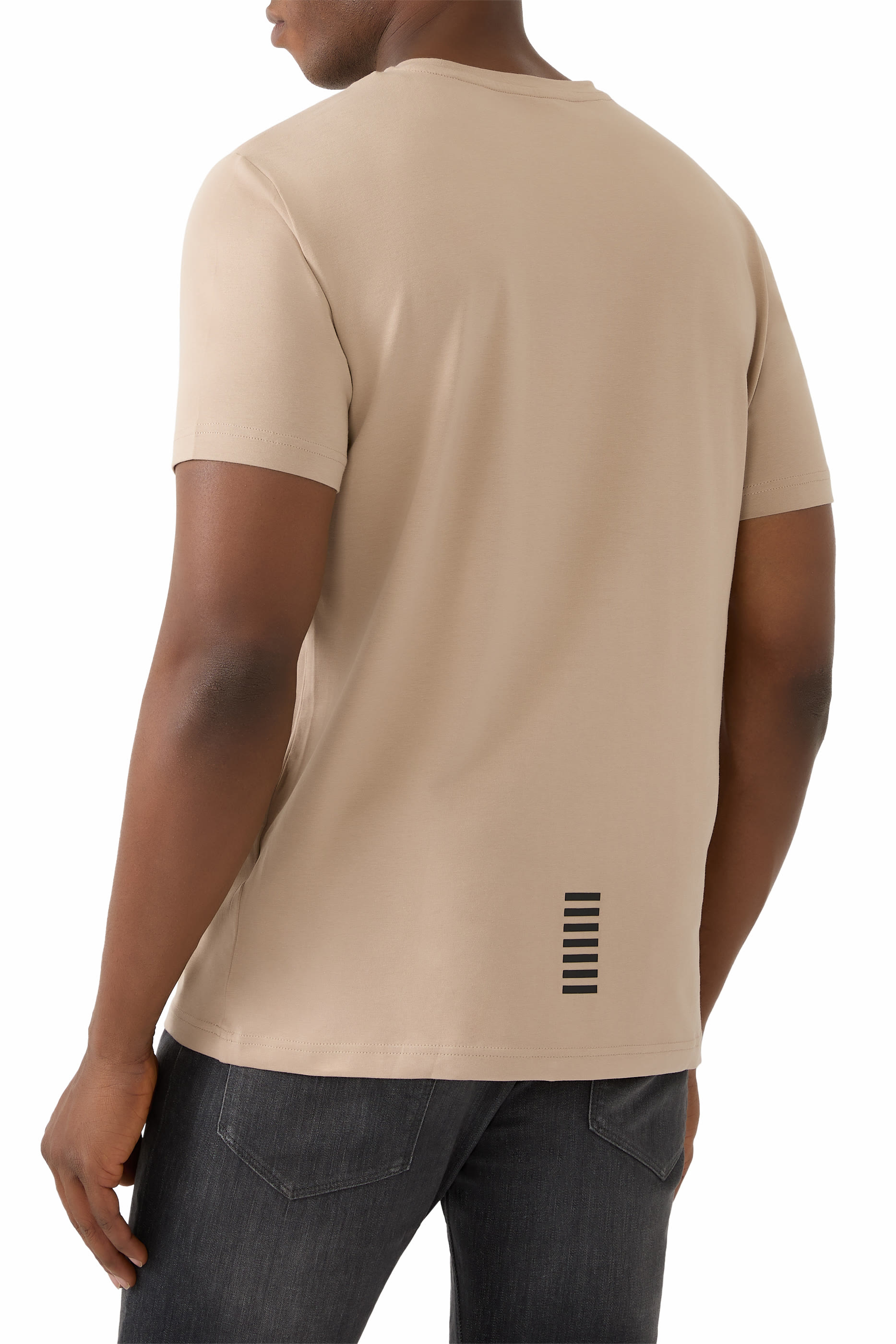 تيشيرت قطن بشعار الماركة