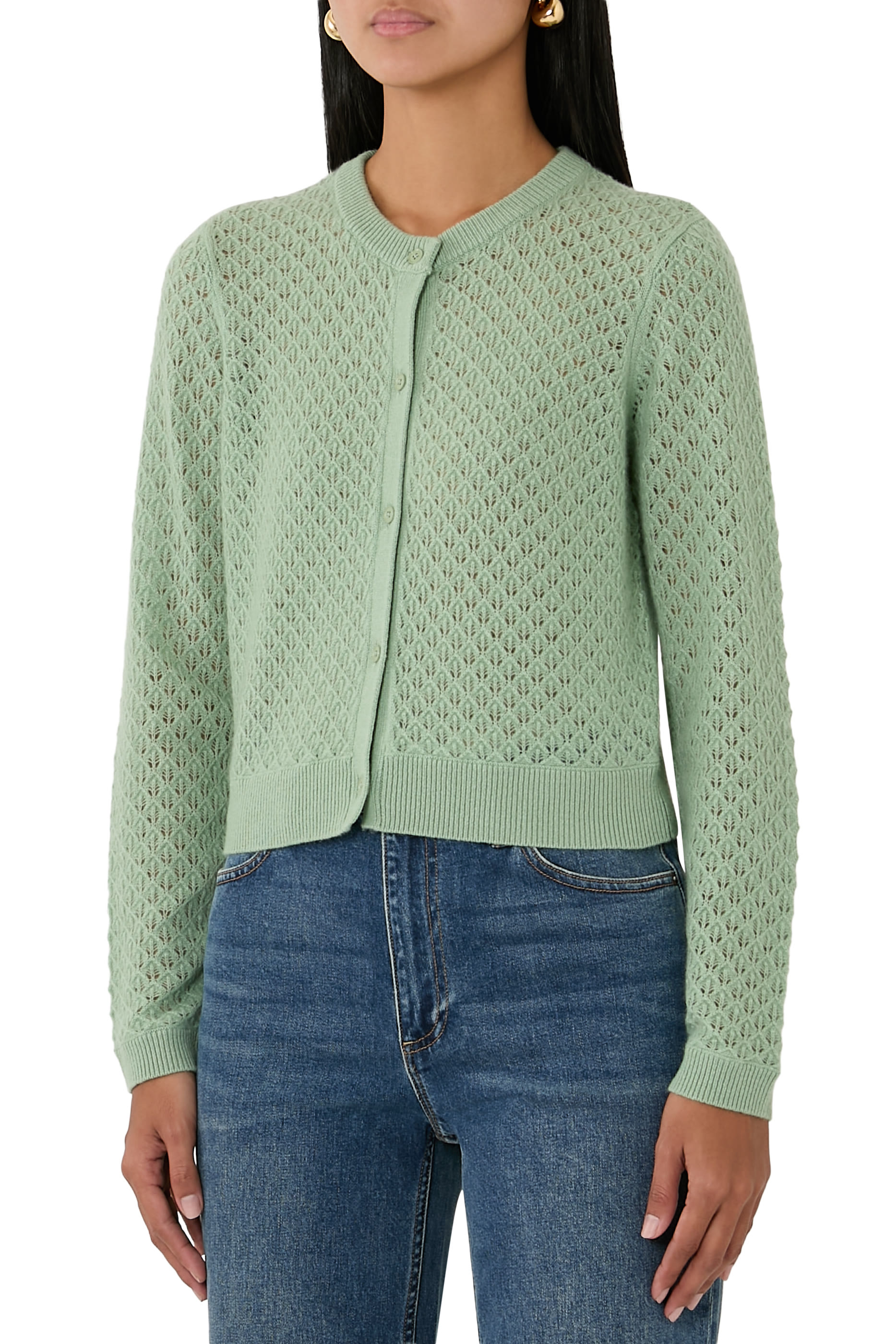 Dollie Pointelle Cardigan