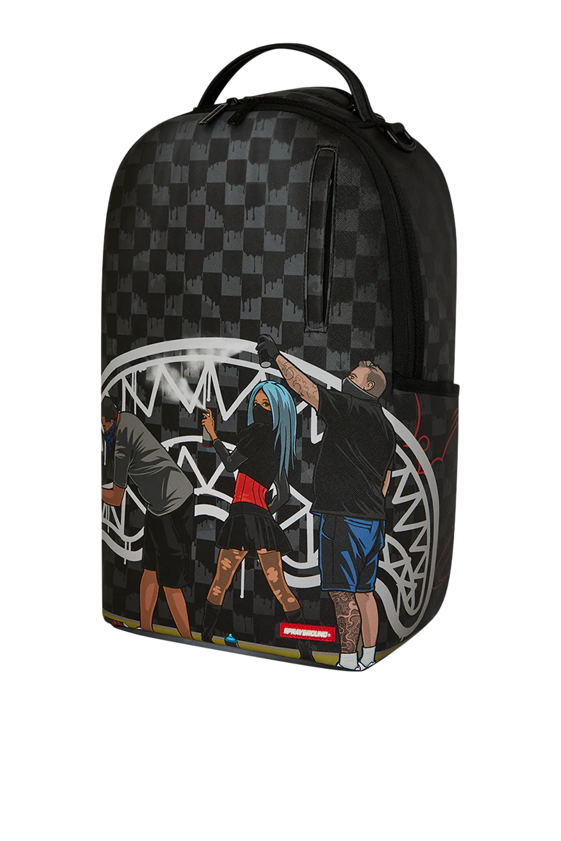 حقيبة ظهر بنقشة رسامي جدران في محطات المترو