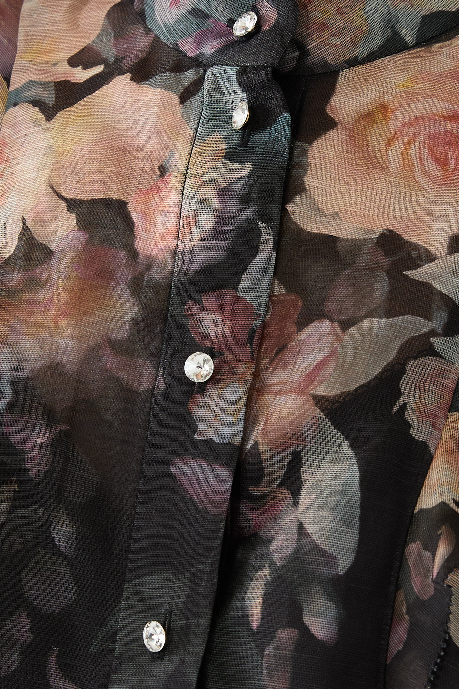 بلوزة كراش بأكمام مع كشكش