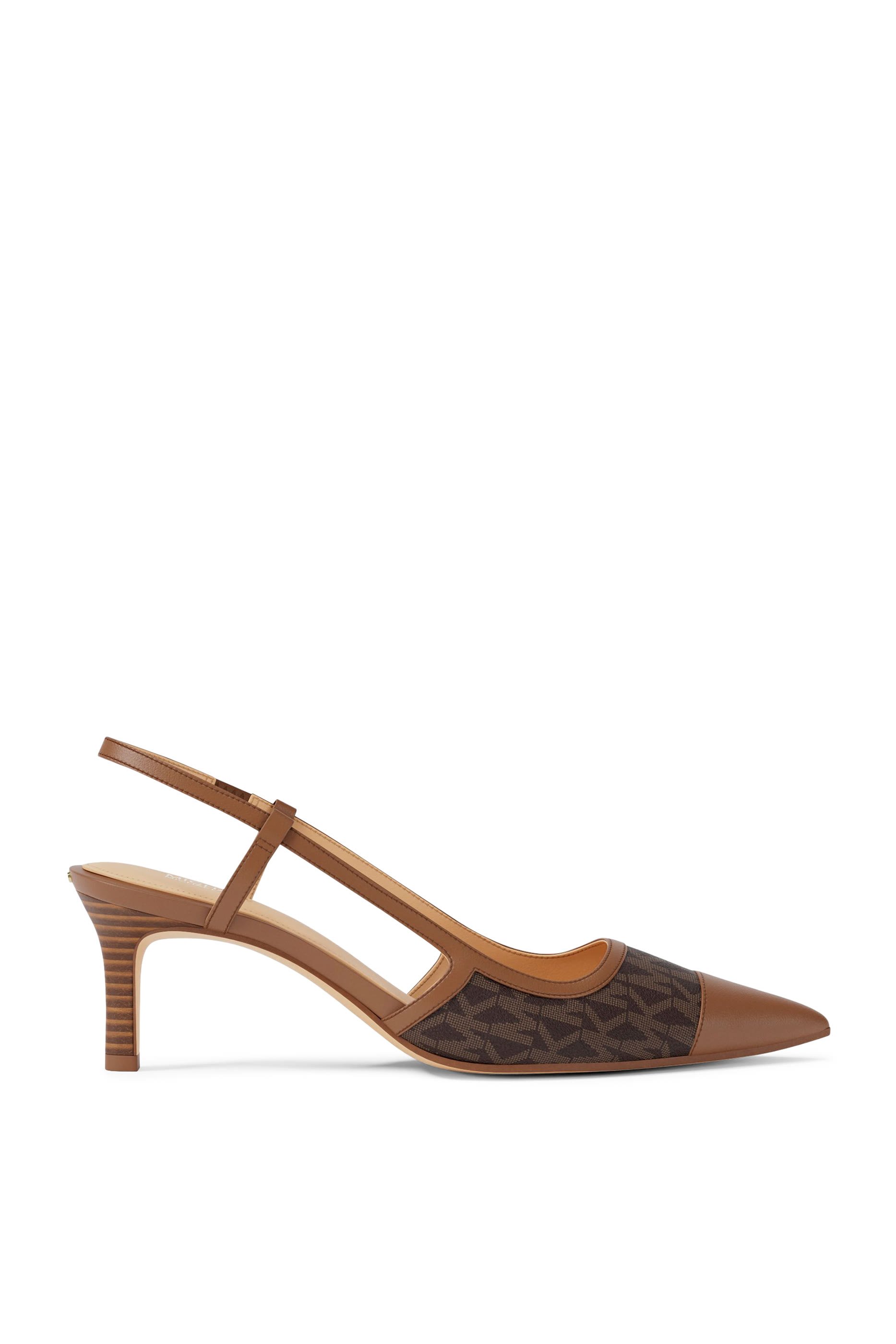 Alora 65 Signature Logo Slingback Pumps