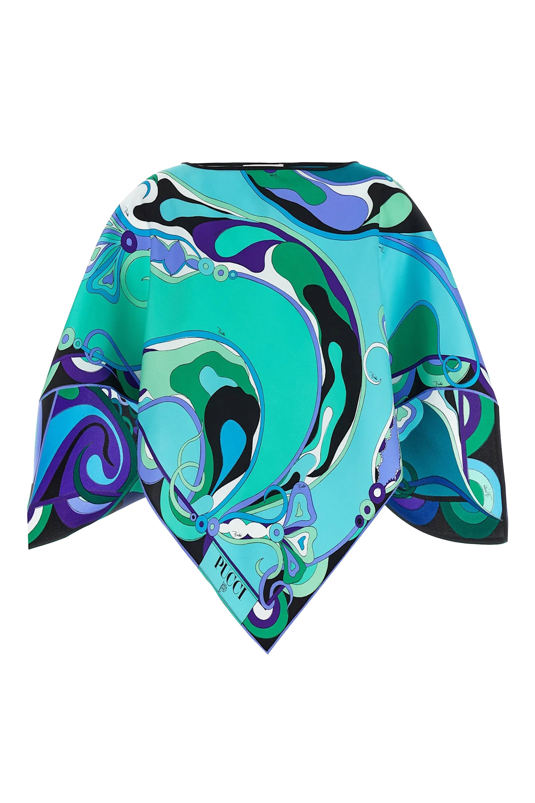 بلوزة بنقشة اوركيدي