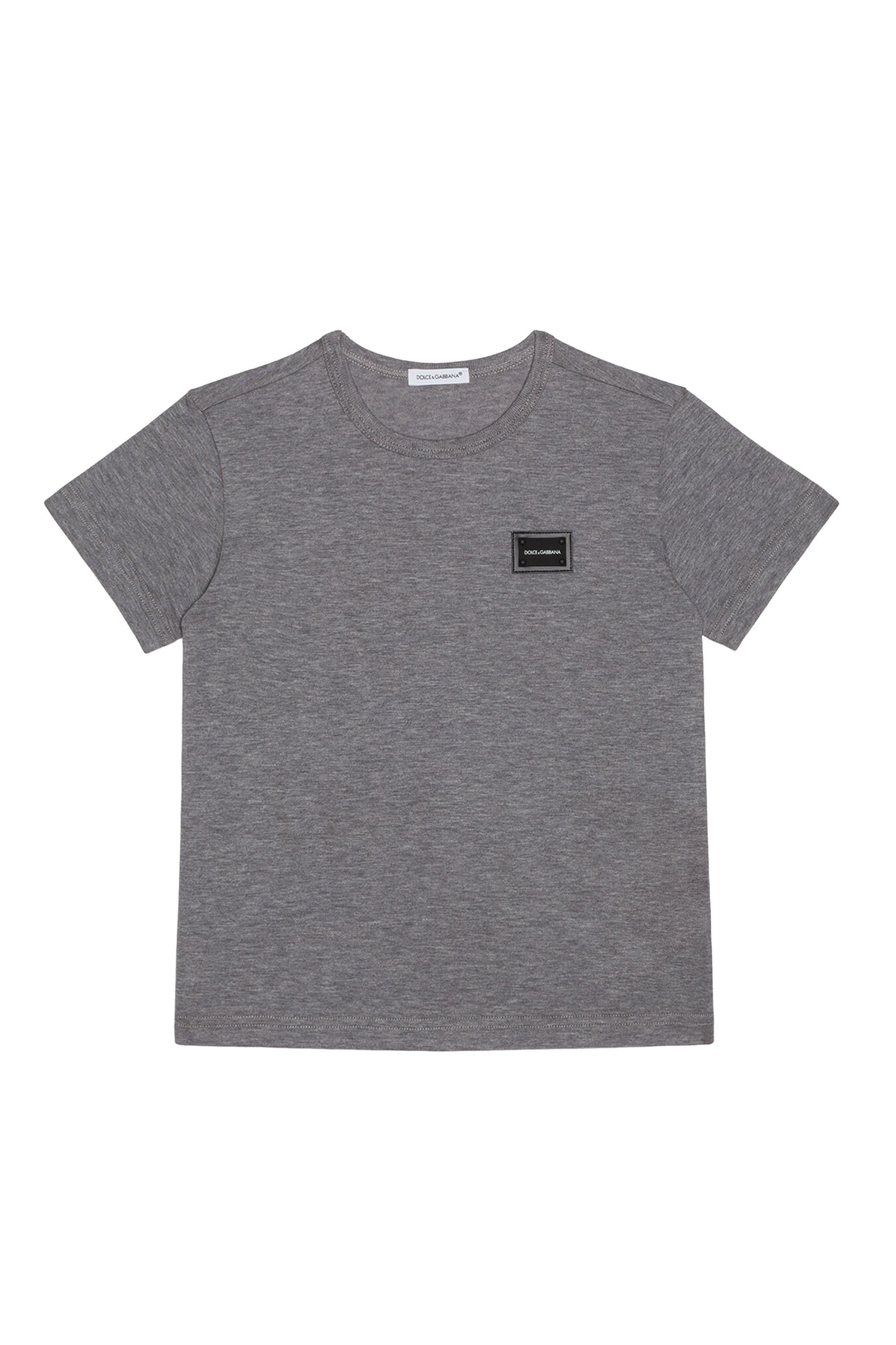 تيشيرت قطن للأطفال بشعار الماركة