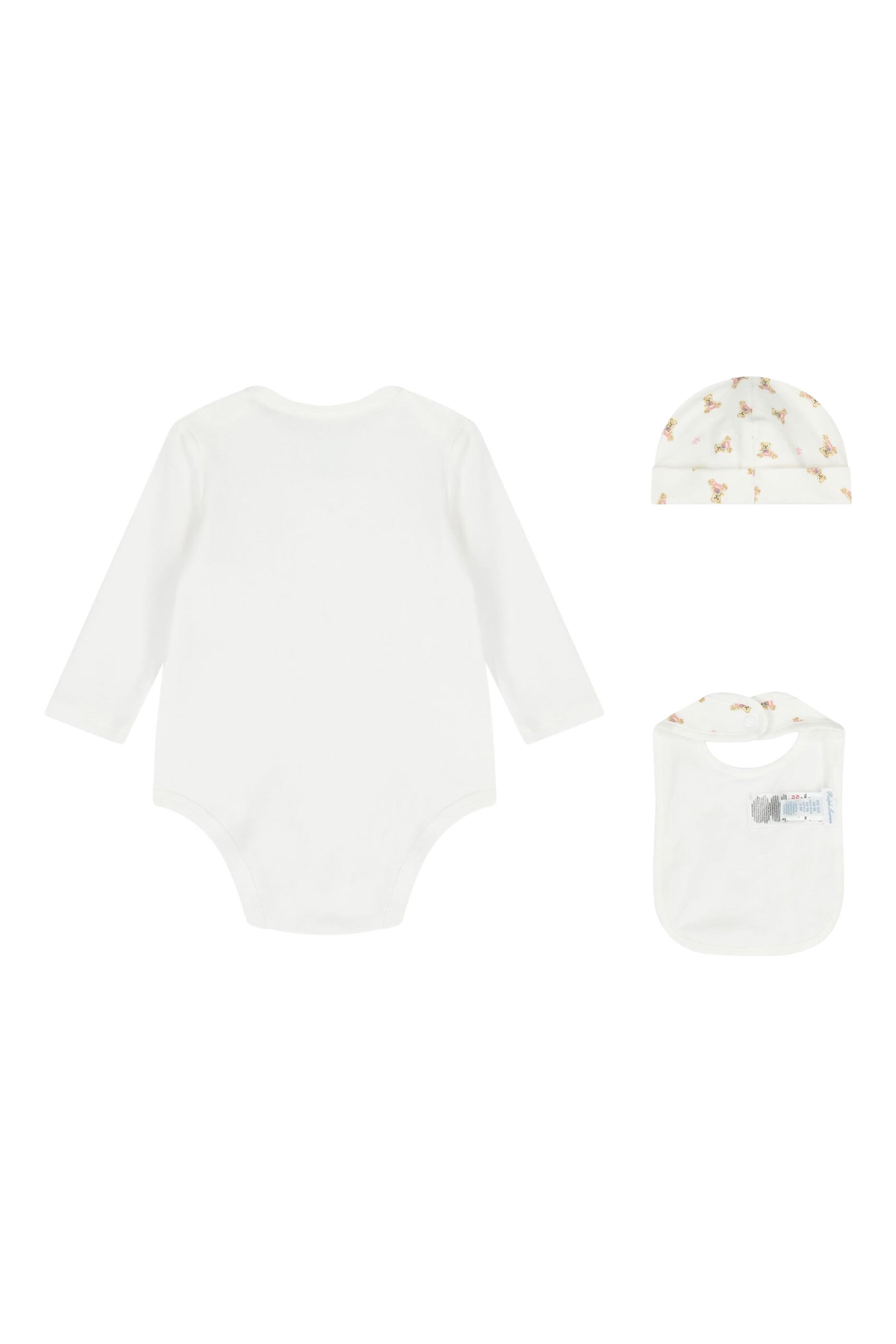 Kids Bear-Print Babygrow Set