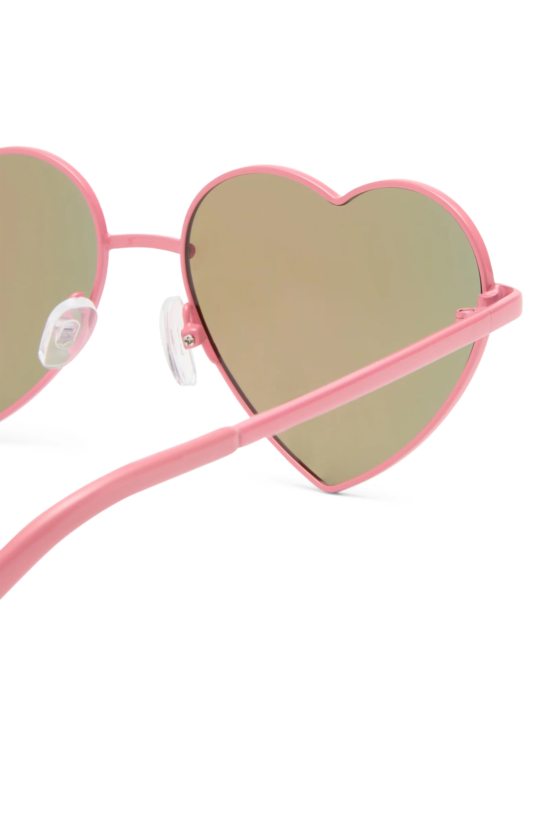 نظارة شمسية بتصميم قلب معدن للأطفال