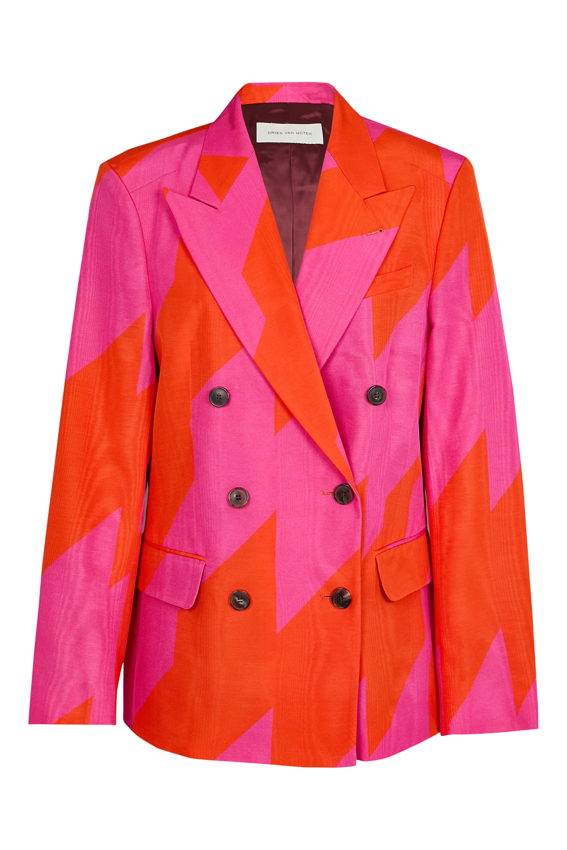 بليزر بصفي أزرار قماش مموج