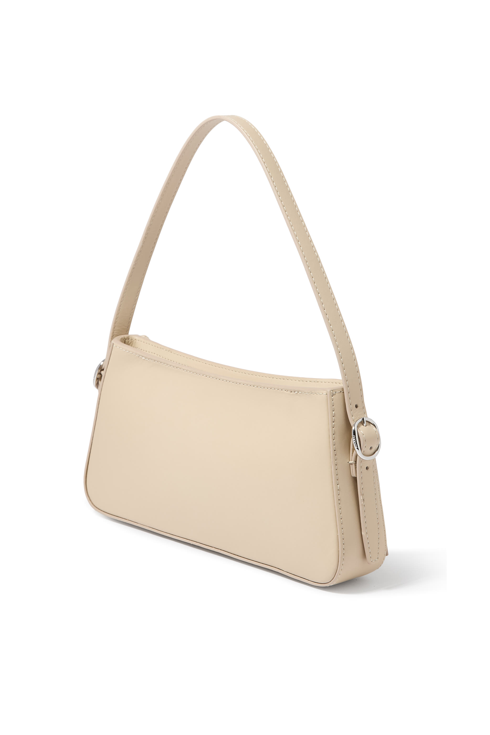 حقيبة كتف بشعار الماركة جلد