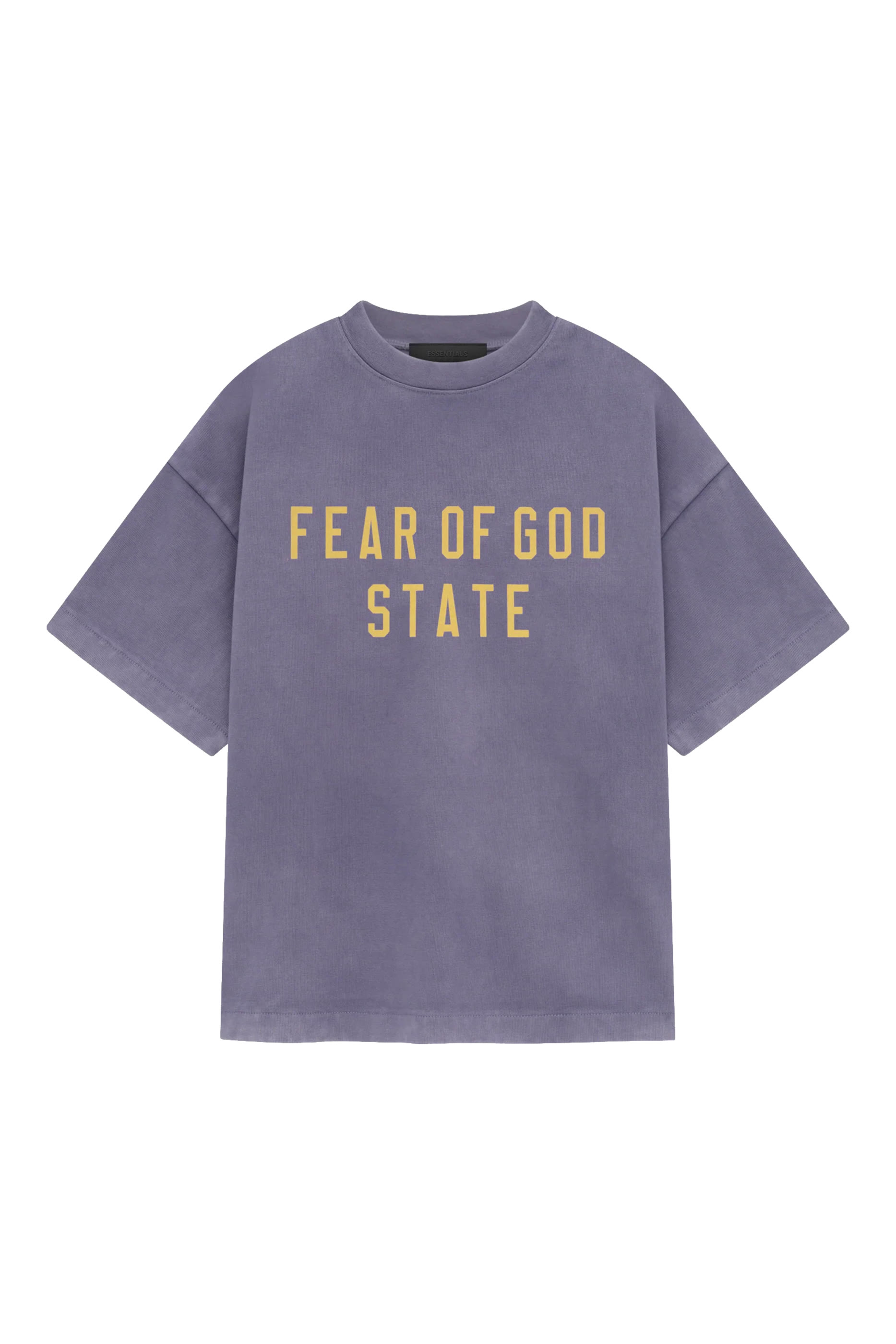 تيشيرت بياقة ضيقة قماش ثقيل الوزن للأطفال