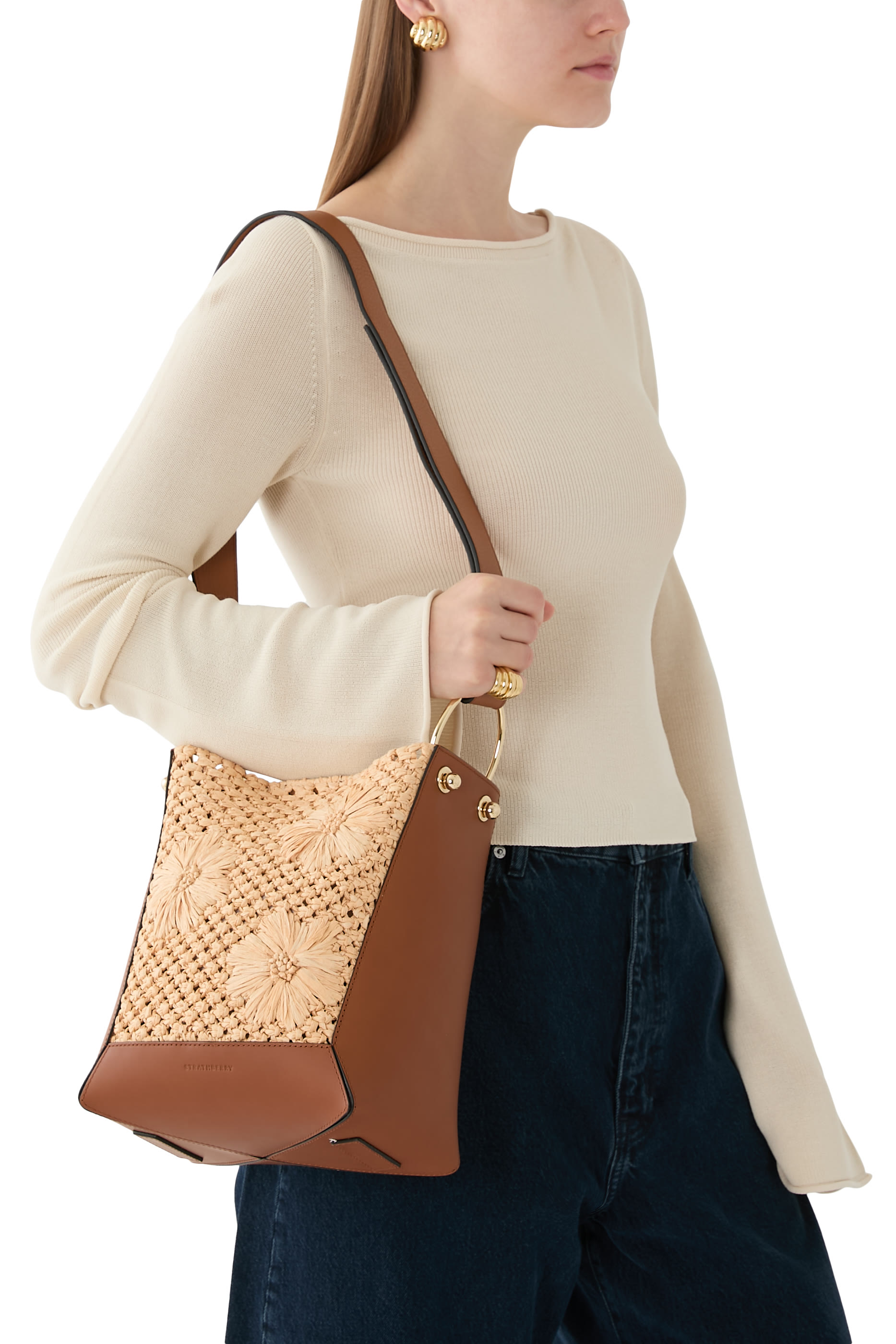 حقيبة لانا متوسطة بمشبك