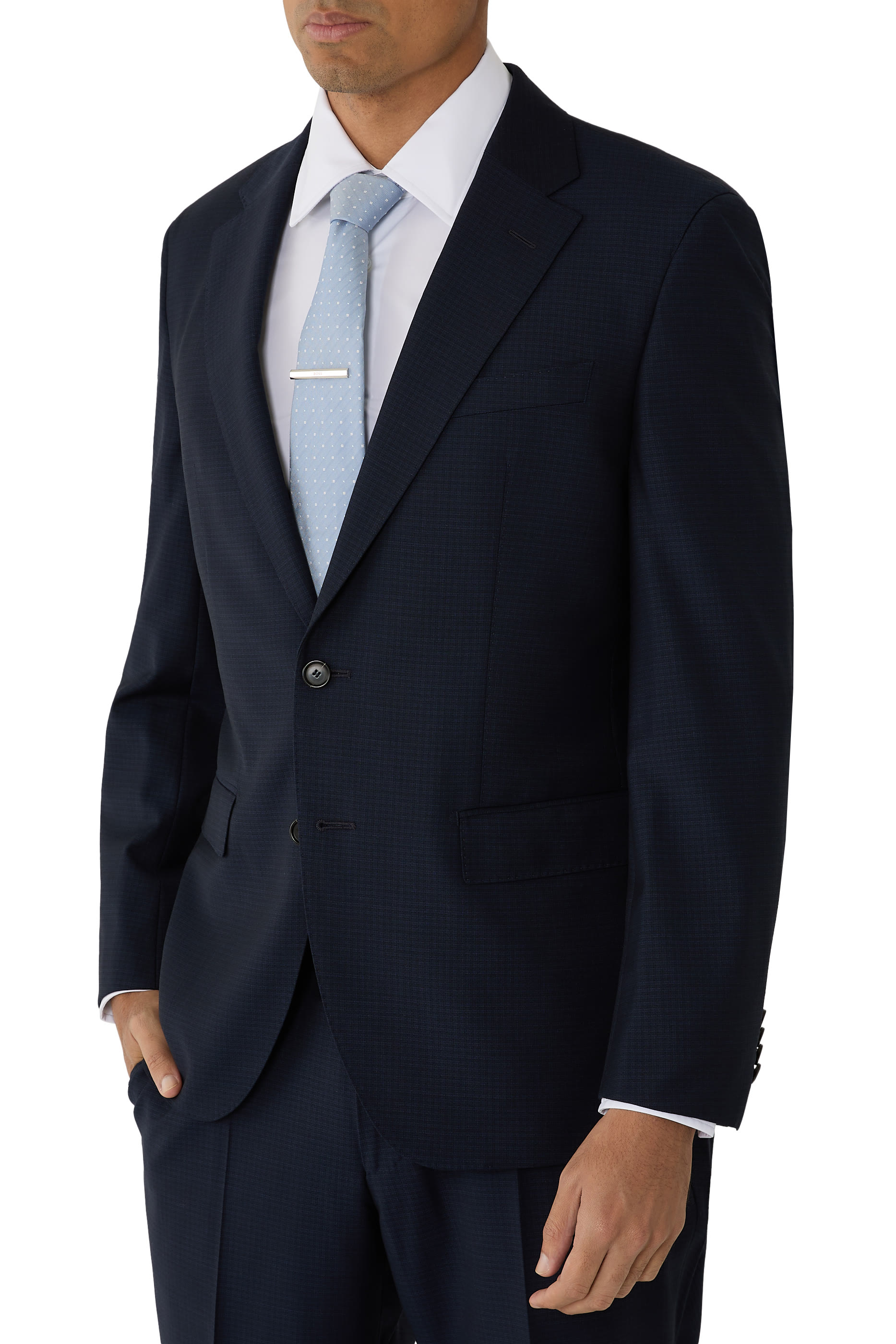 Jacquard Pattern Silk-Blend Tie