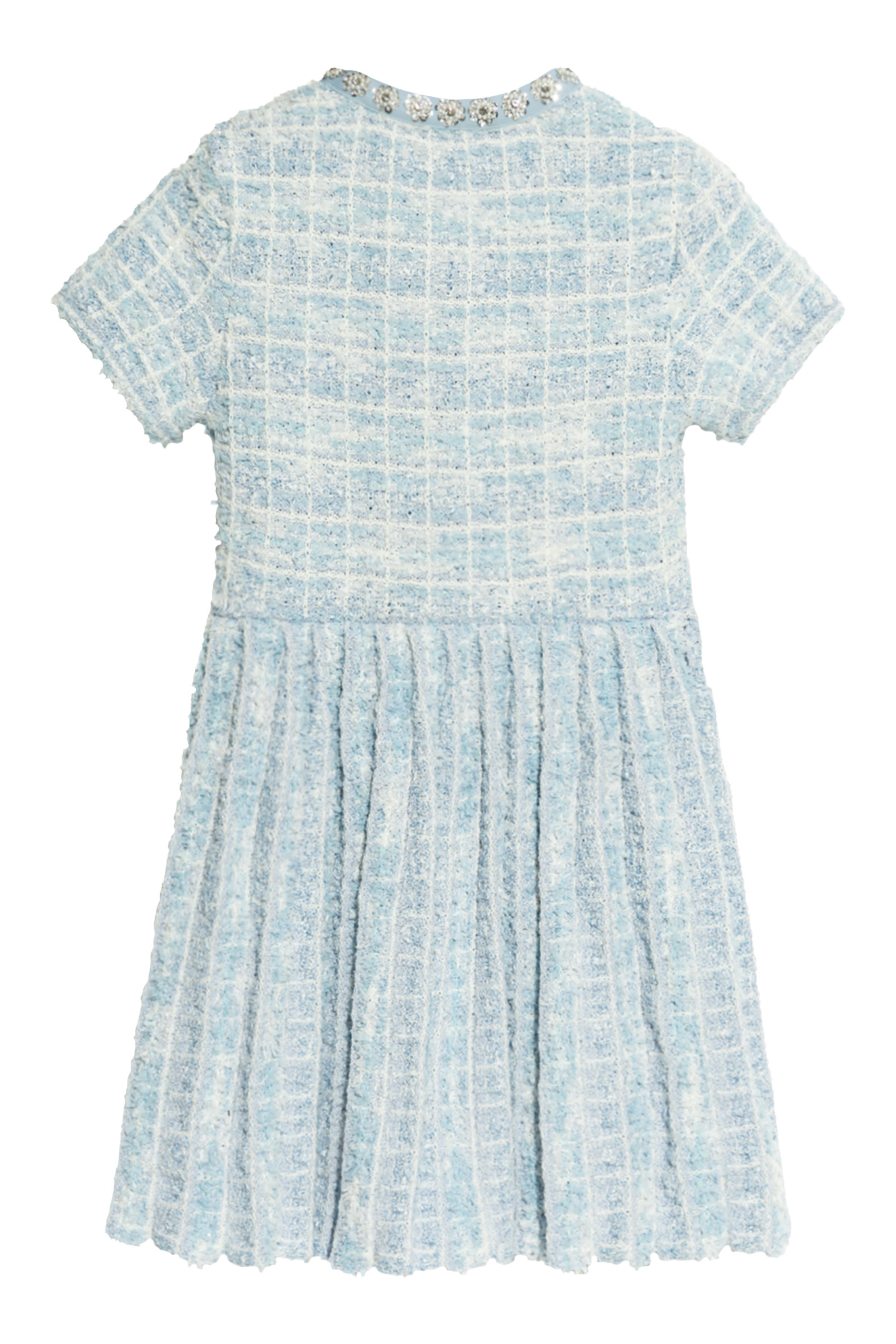 فستان بنقشة مربعات نسيج للأطفال