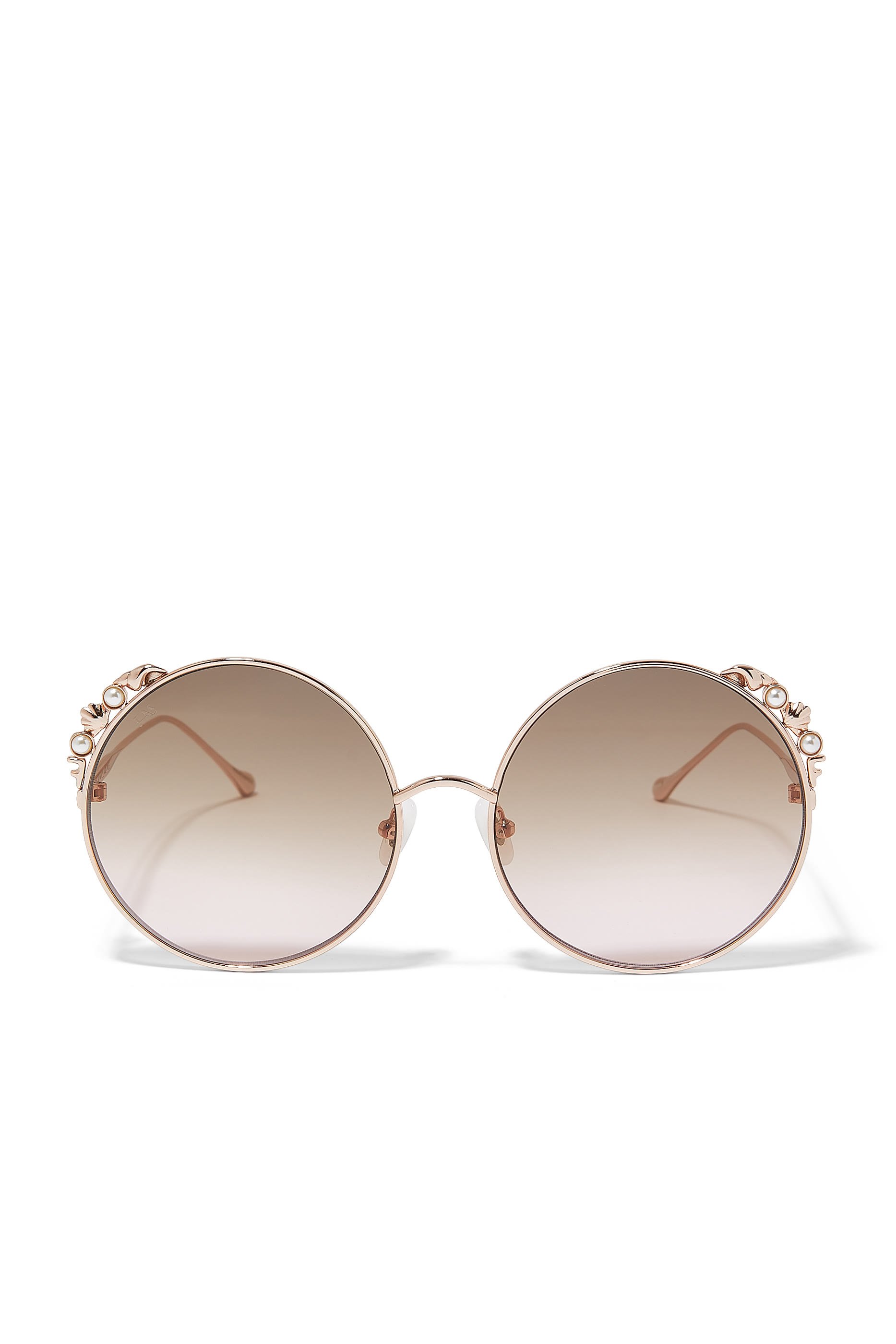 نظارة شمسية ليندي بإطار مستدير