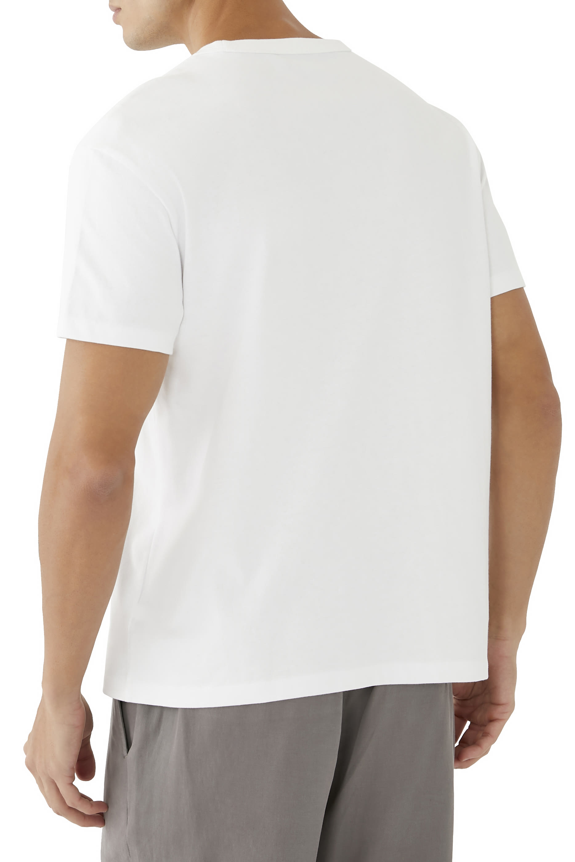 تيشيرت مطرز شعار الماركة