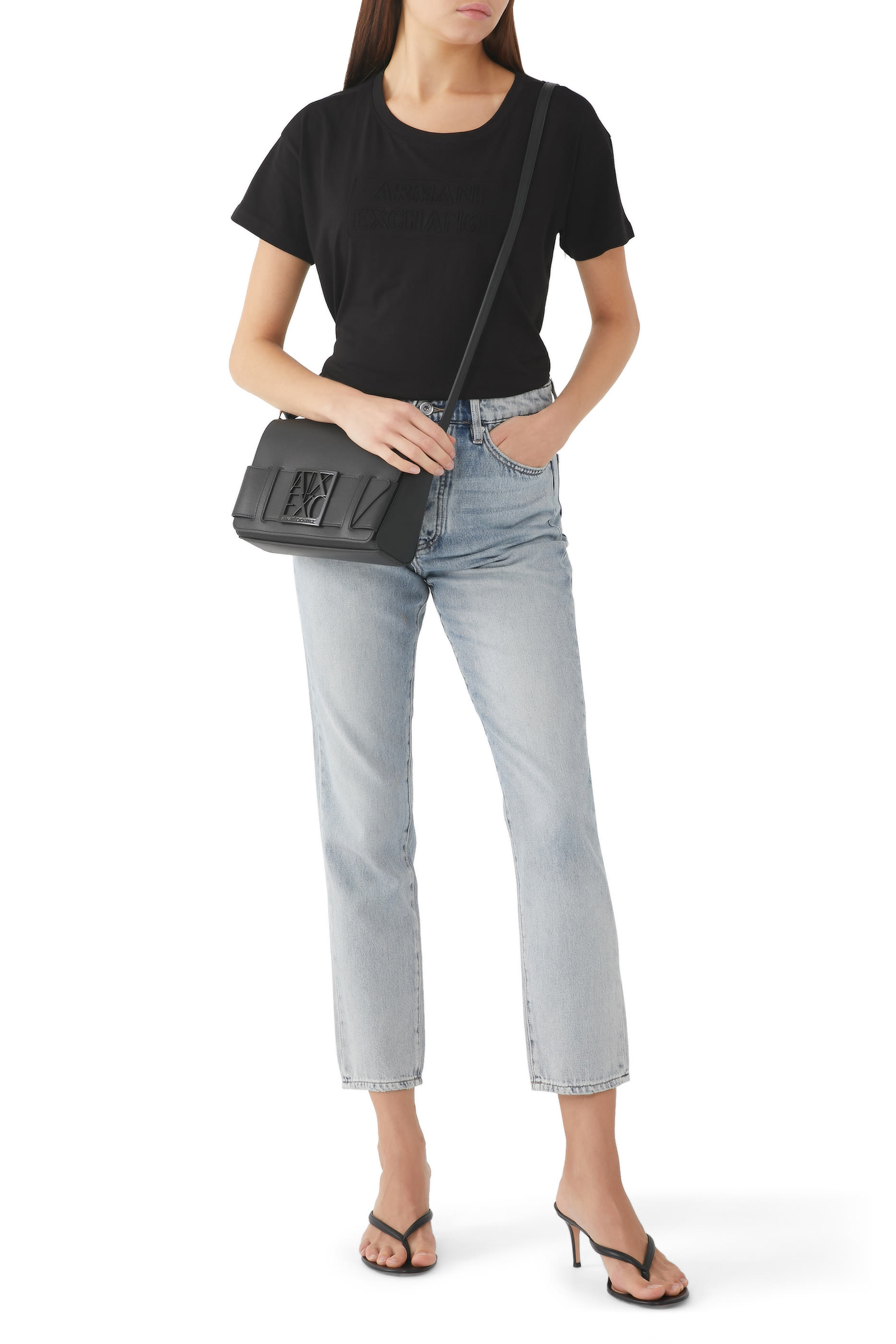 حقيبة مسنجر بشعار الماركة بحجم كبير