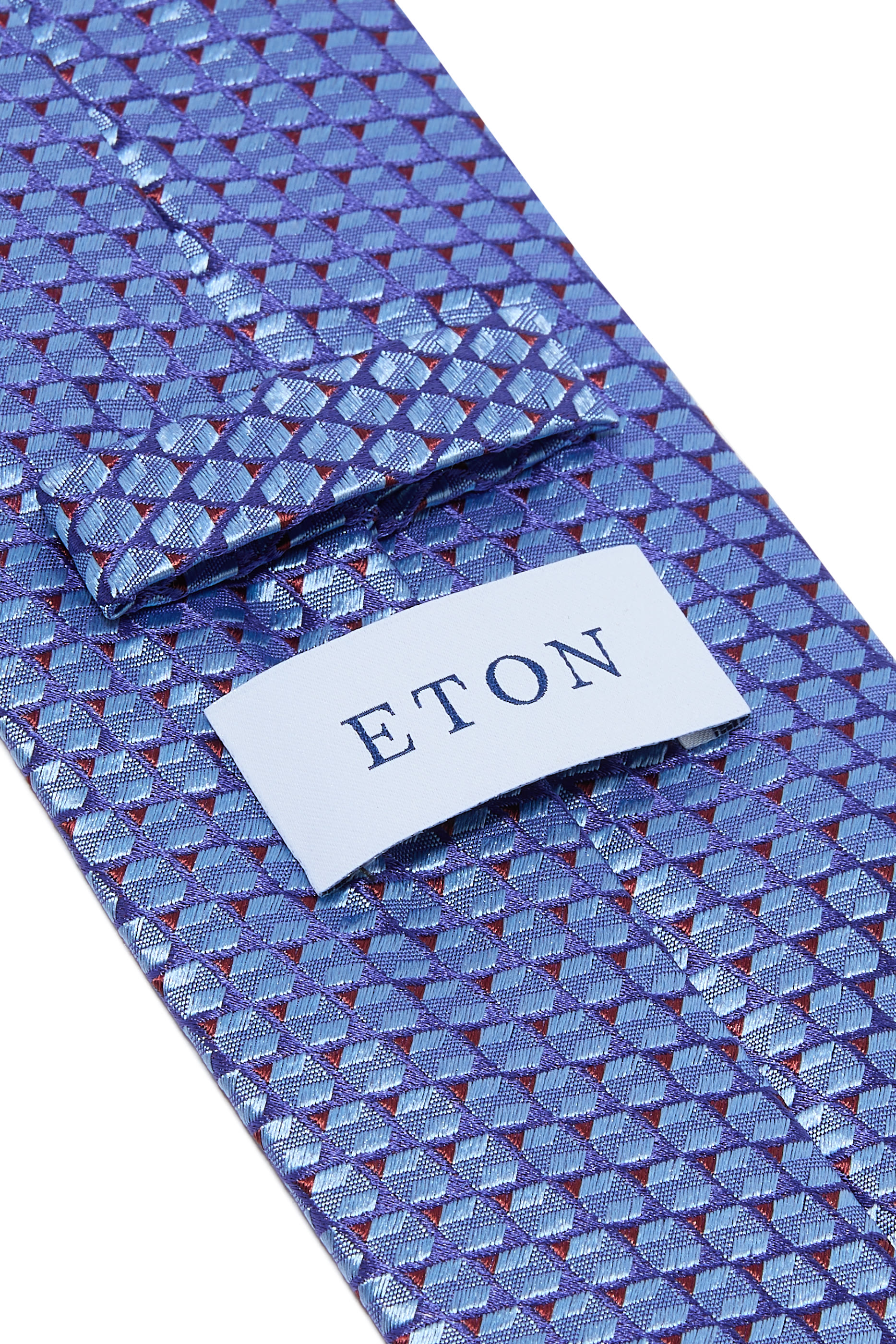 ربطة عنق بنقشة هندسية حرير