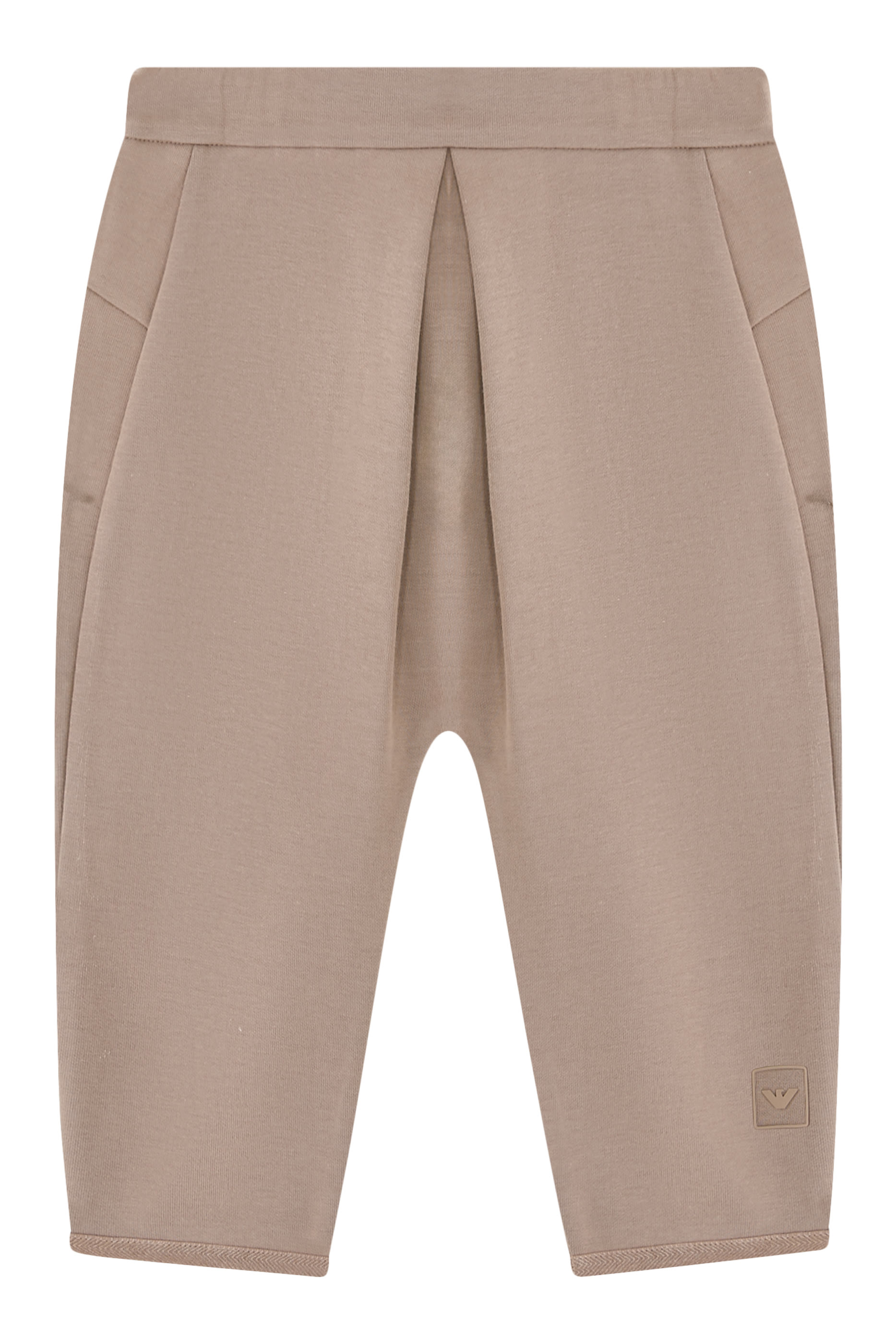 بنطال رياضي برقعة شعار الماركة صغيرة للأطفال