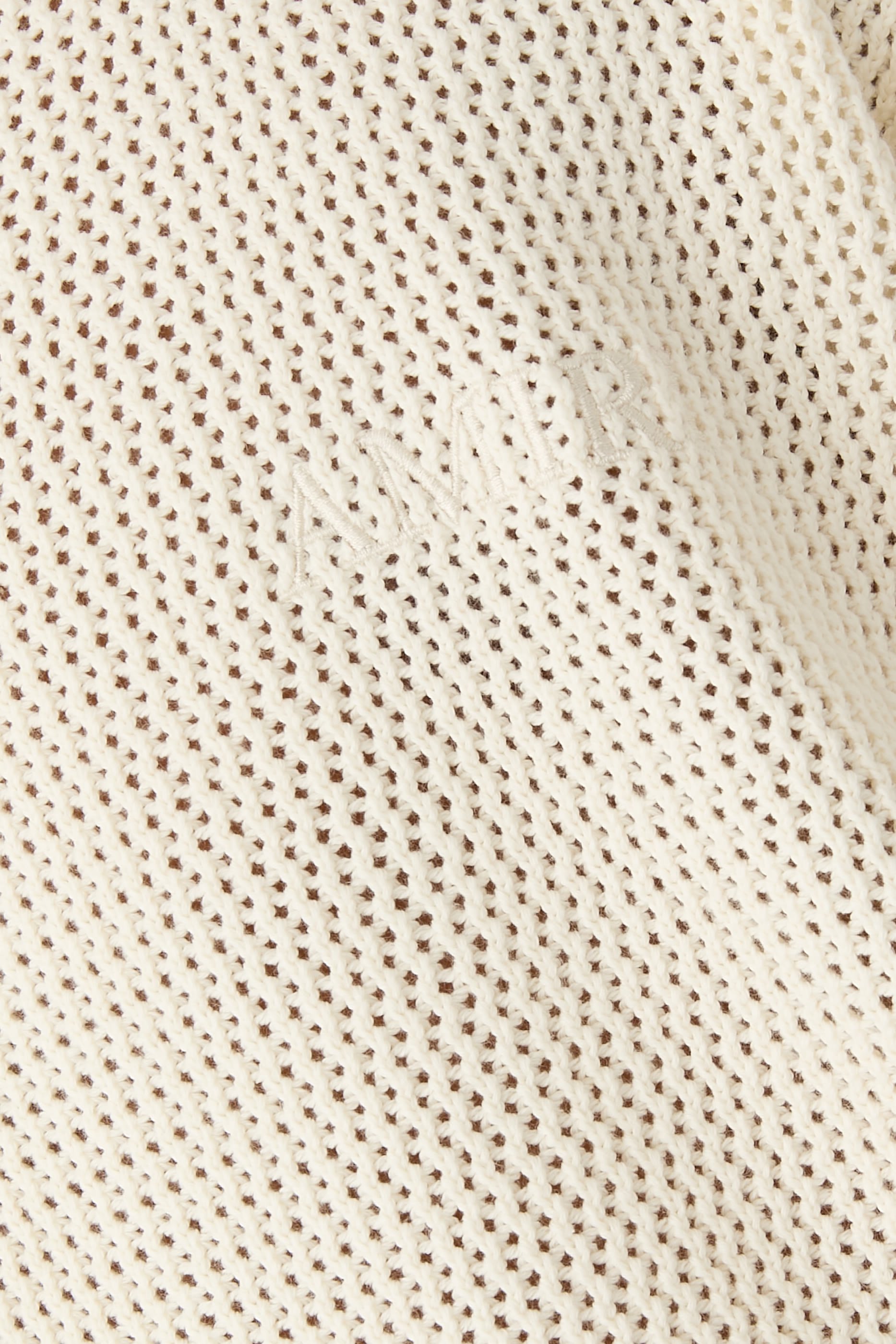 تيشيرت كروشيه قماش شبكي