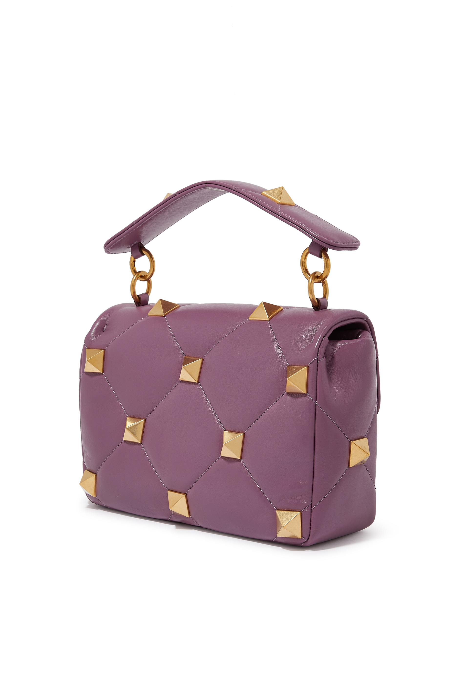 حقيبة فالنتينو غارافاني رومان جلد بحلي