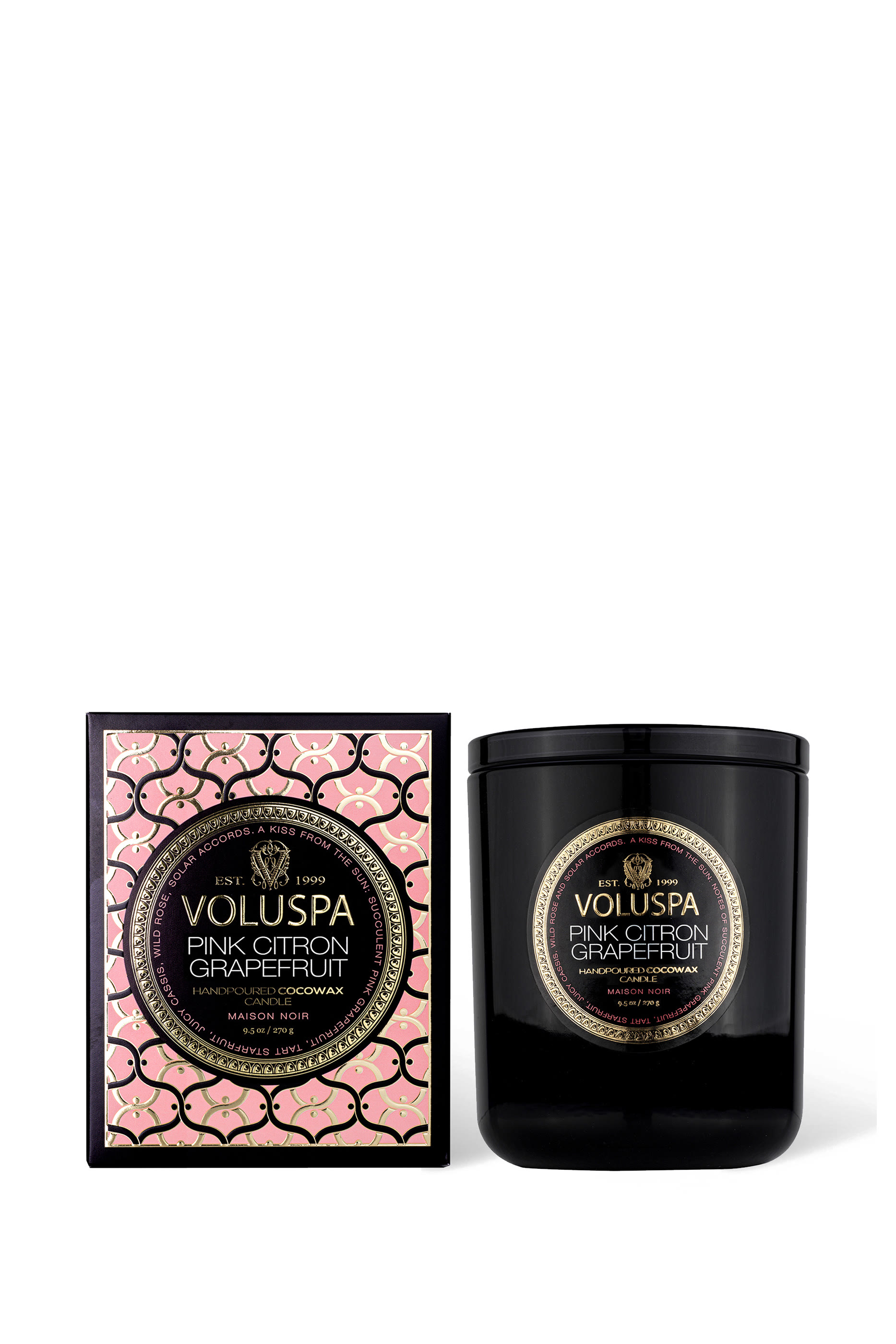 شمعة بينك سيترون جريب فروت كلاسيكية