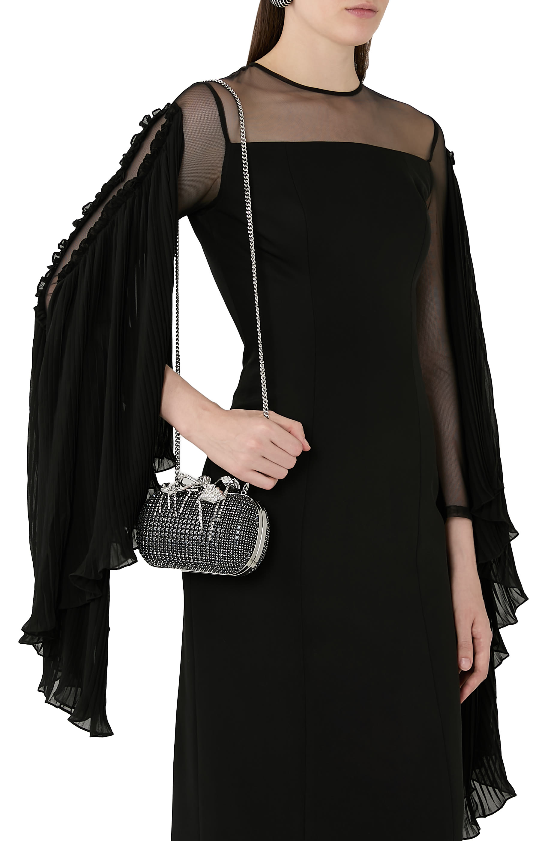 حقيبة كلاتش بحمالة سلسلة