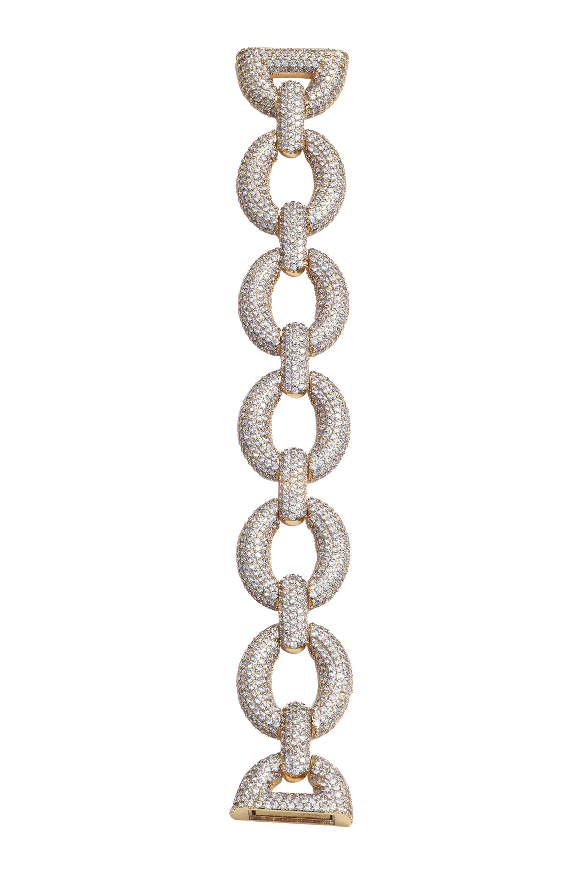 سوار بحلقات مرصع بكريستال