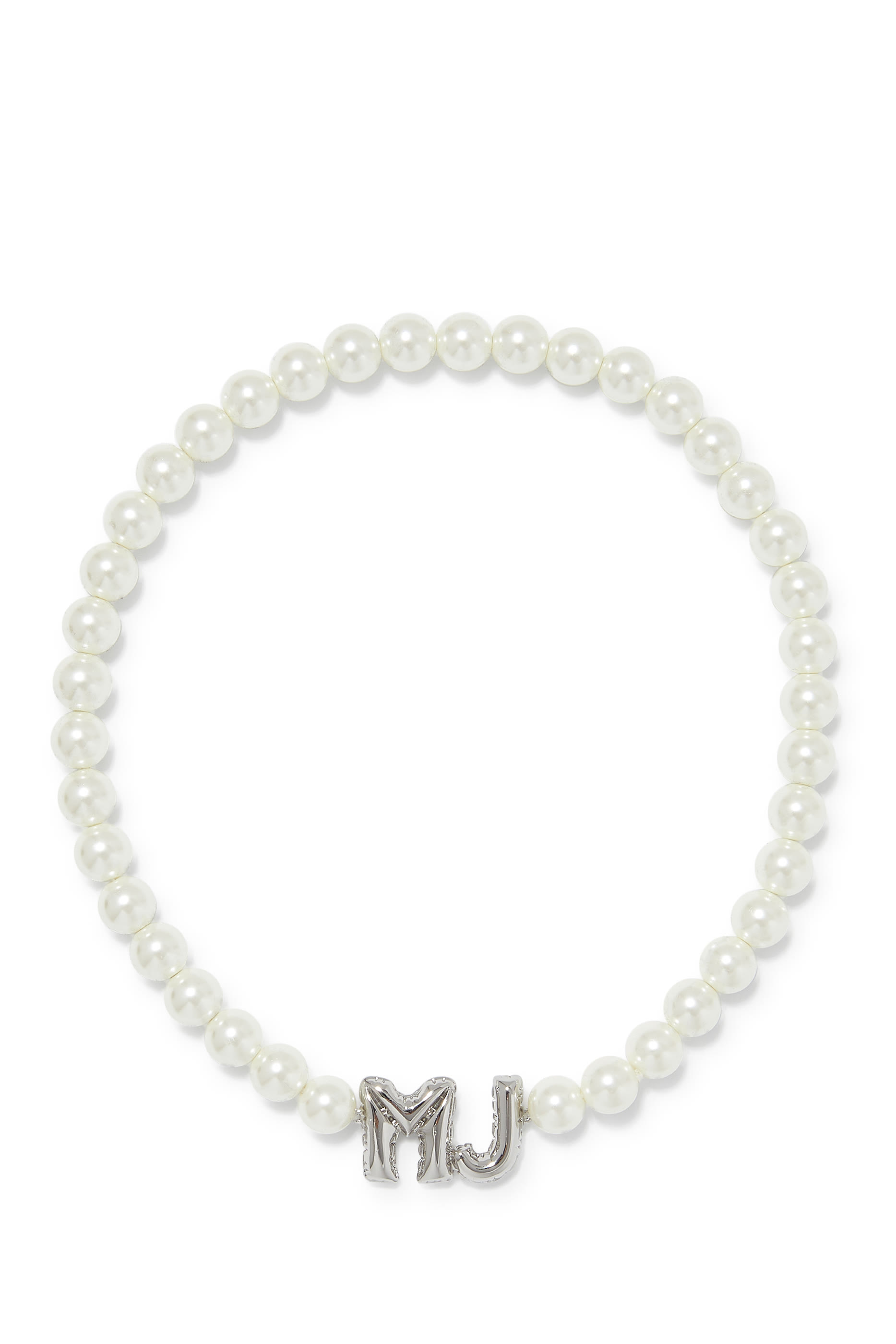 قلادة بابلون مرصعة بلؤلؤ بشعار الماركة