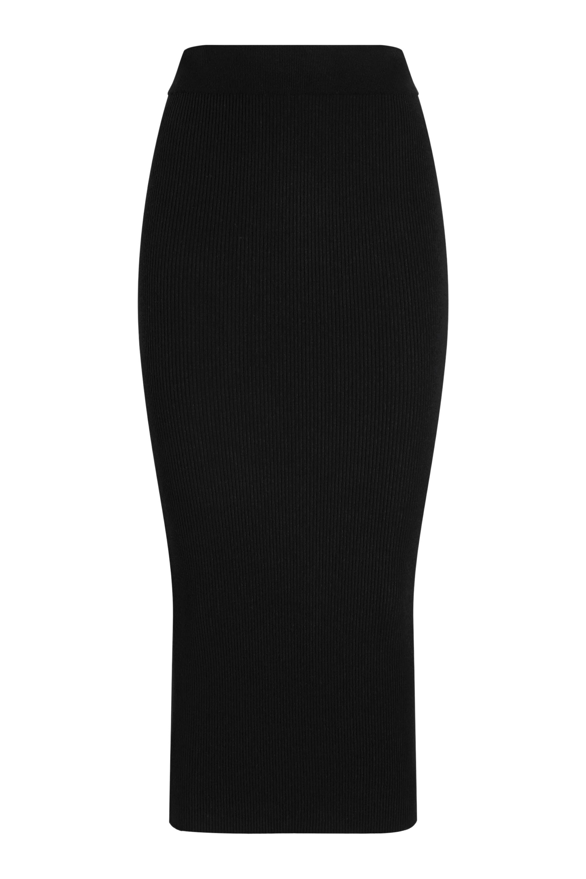 تنورة متوسطة الطول قماش مضلع