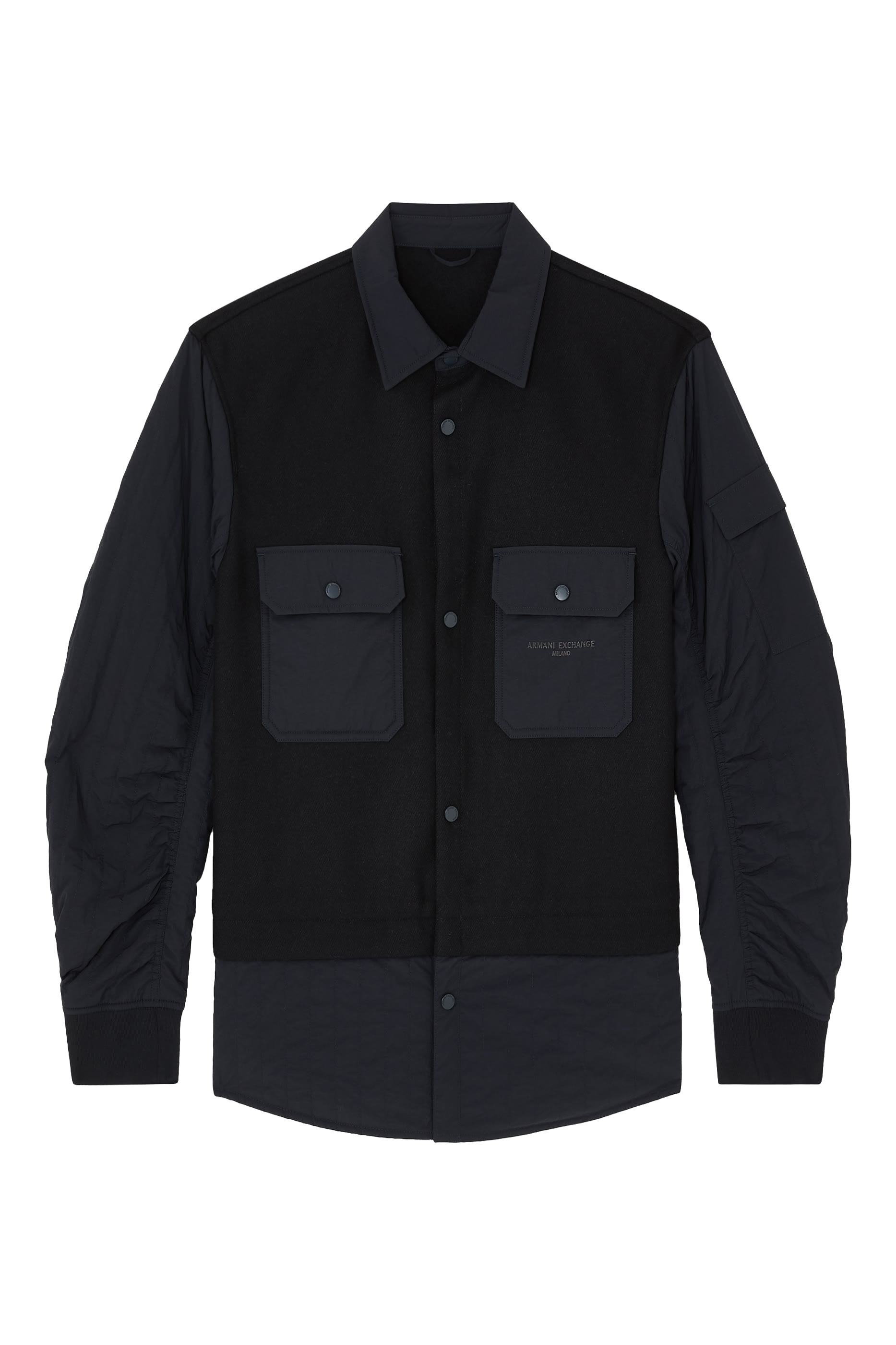 جاكيت فضفاض بتصميم جامعي بجيبين أماميين