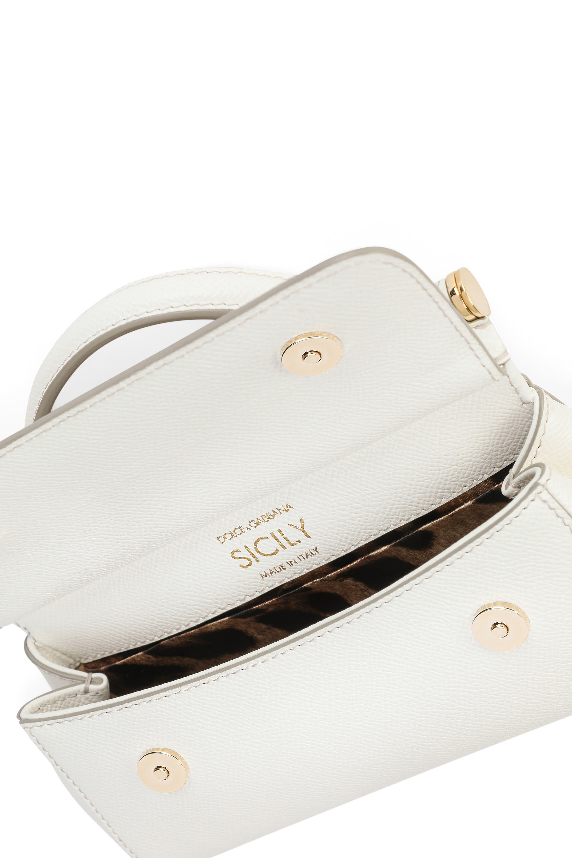 حقيبة يد سيسيلي دوفين صغيرة جلد عجل