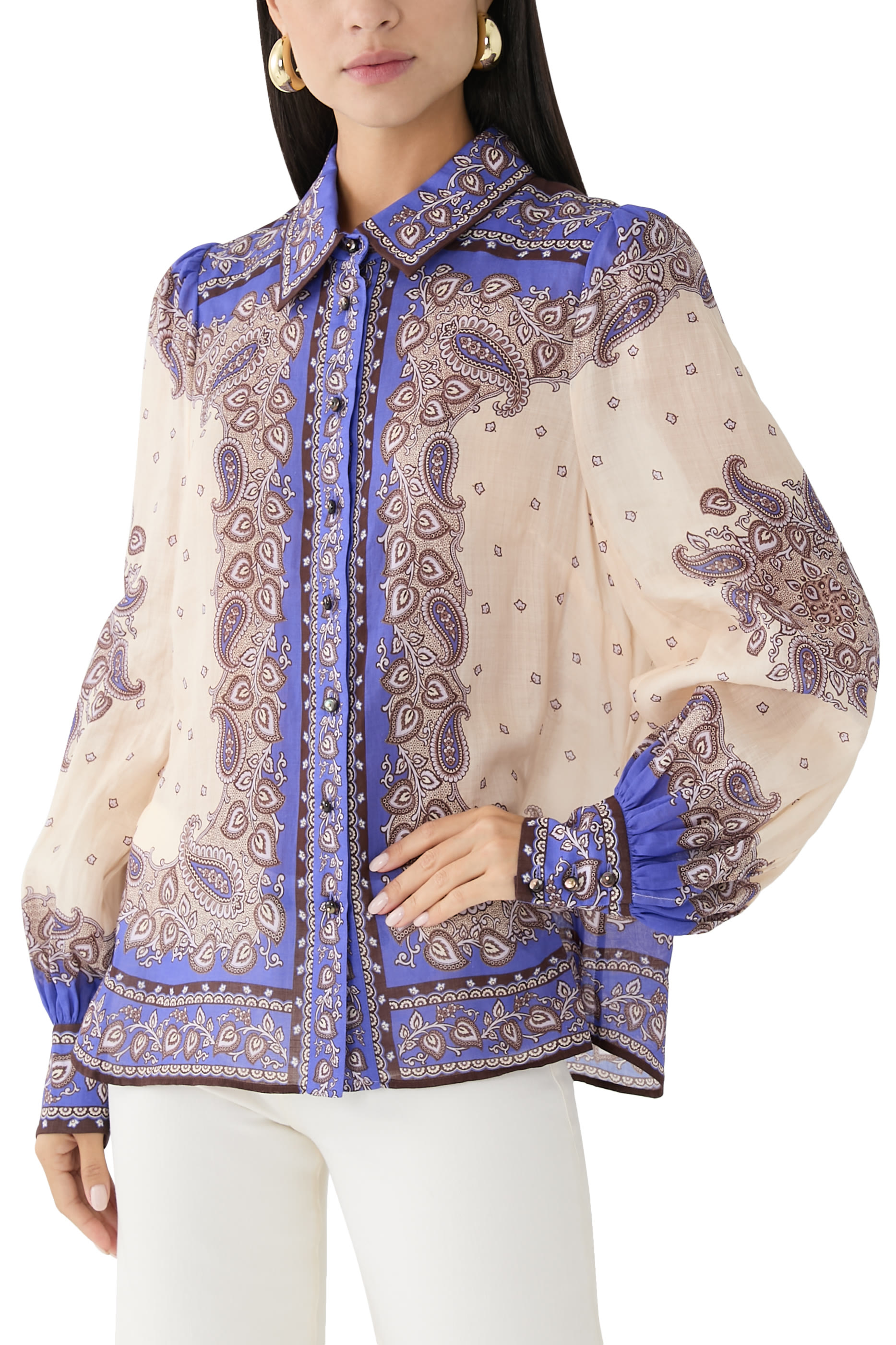 قميص ماكسين بقصة مريحة