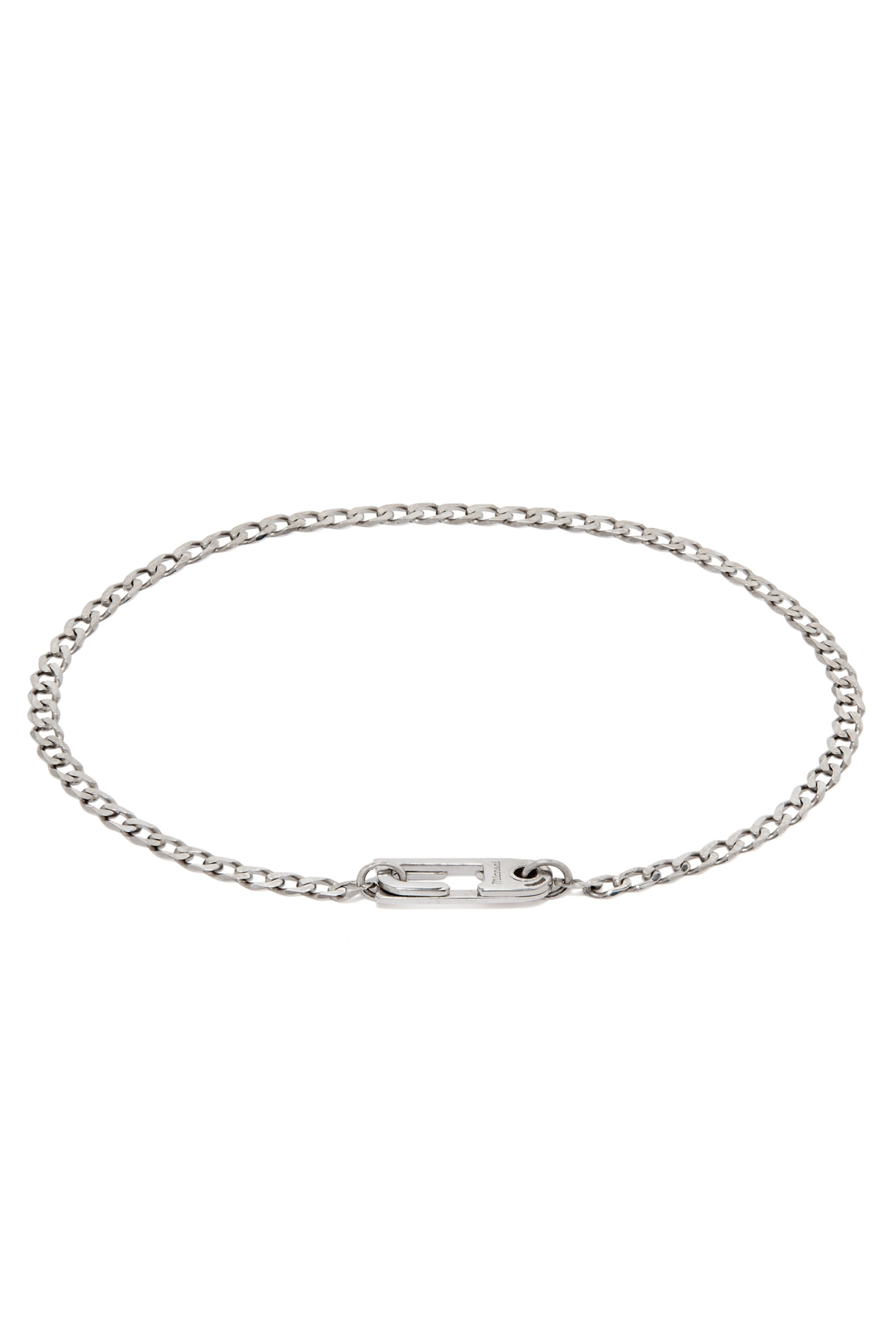 سوار أنيكس بتصميم سلسلة كوبية بالفضة الإسترلينية