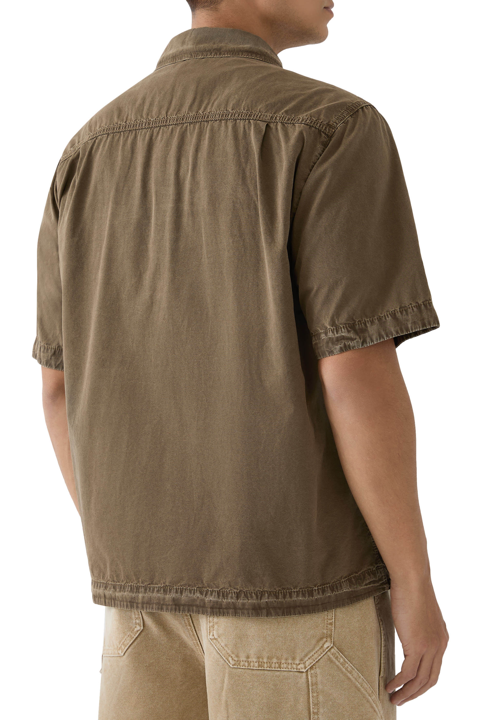 قميص بأكمام قصيرة قطن عضوي