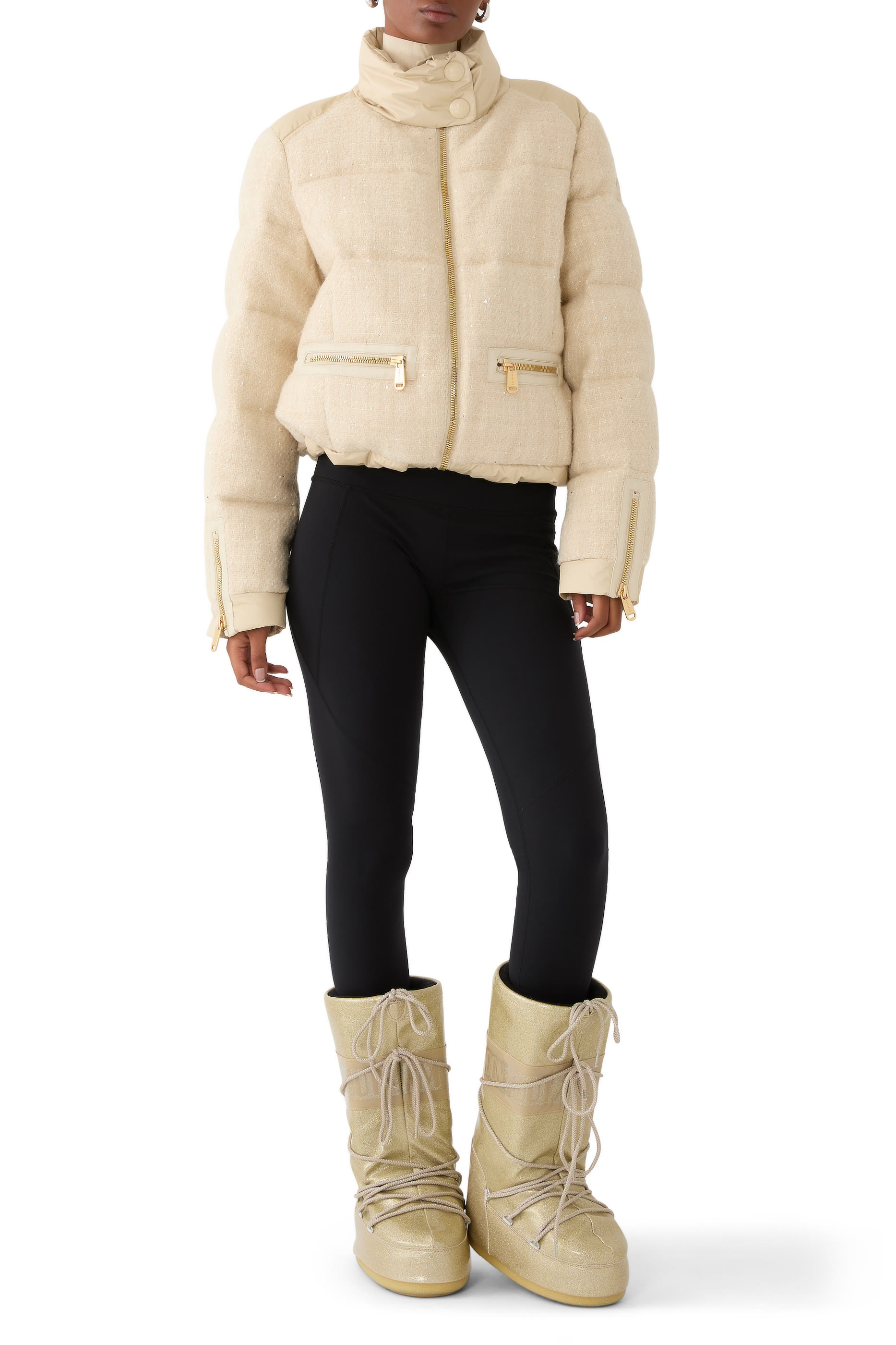 حذاء بوت ايكون مزين بالغليتر