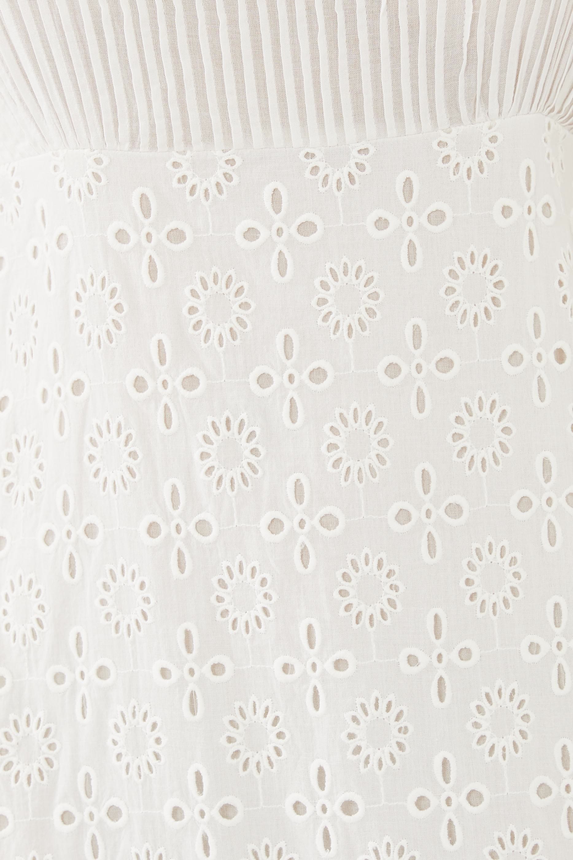 فستان باتسي متوسط الطول قطن