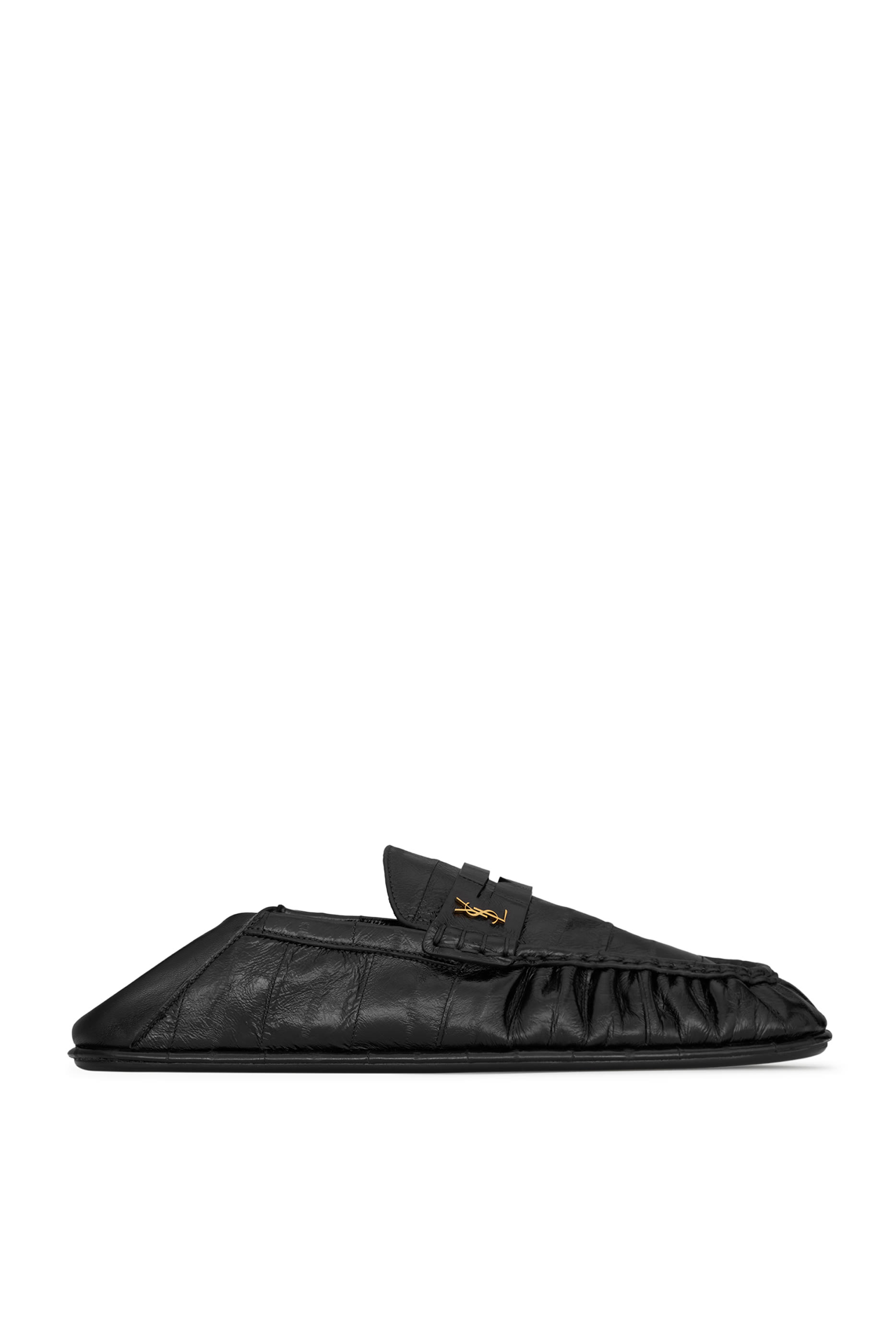 حذاء سهل الارتداء قابل للطي جلد أنقليس