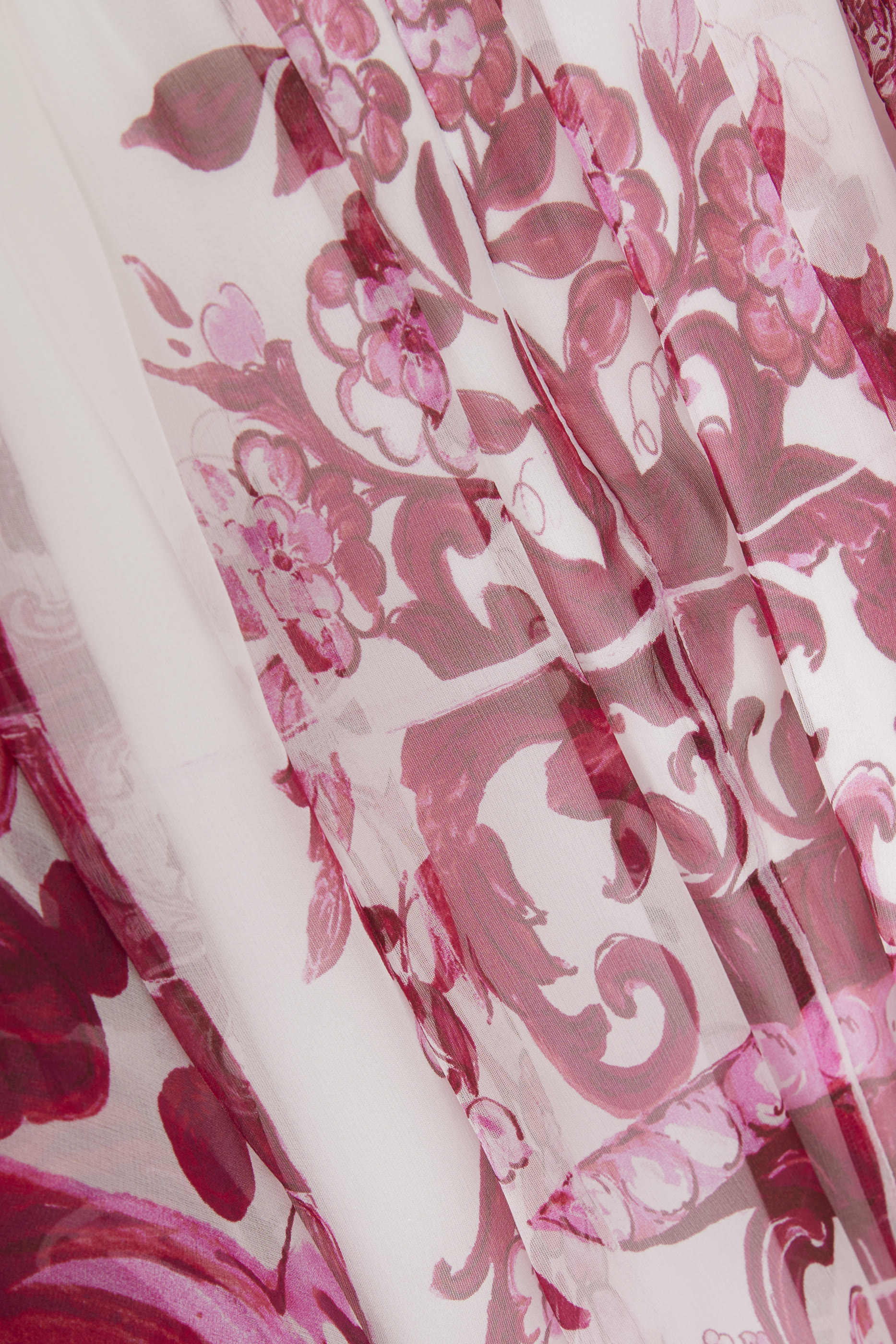 فستان للأطفال بطبعة ماجوليكا حرير شيفون