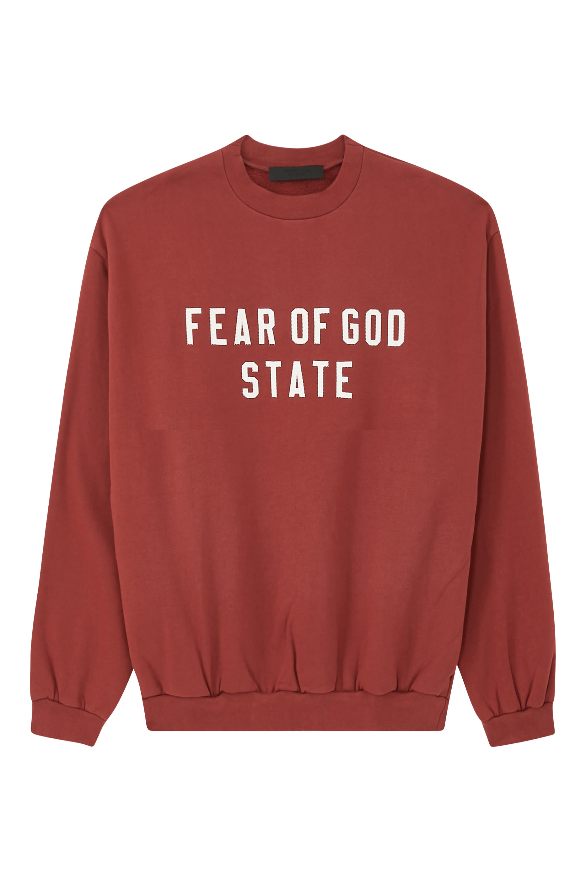 سويت شيرت بياقة ضيقة صوف ثقيل الوزن