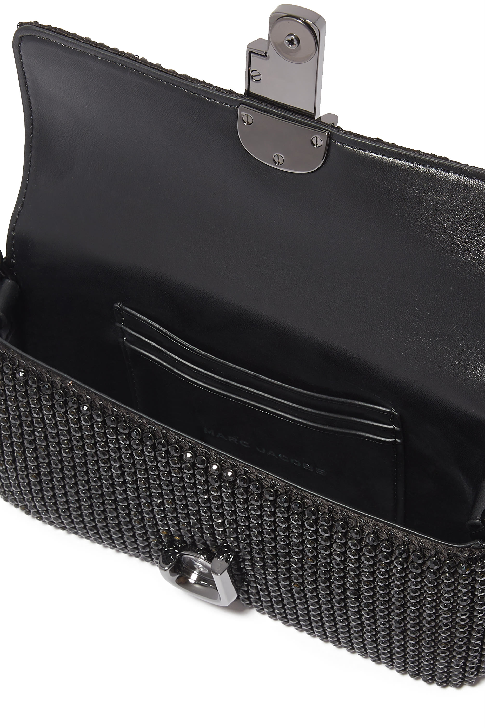 حقيبة كتف صغيرة بشعار حرف J