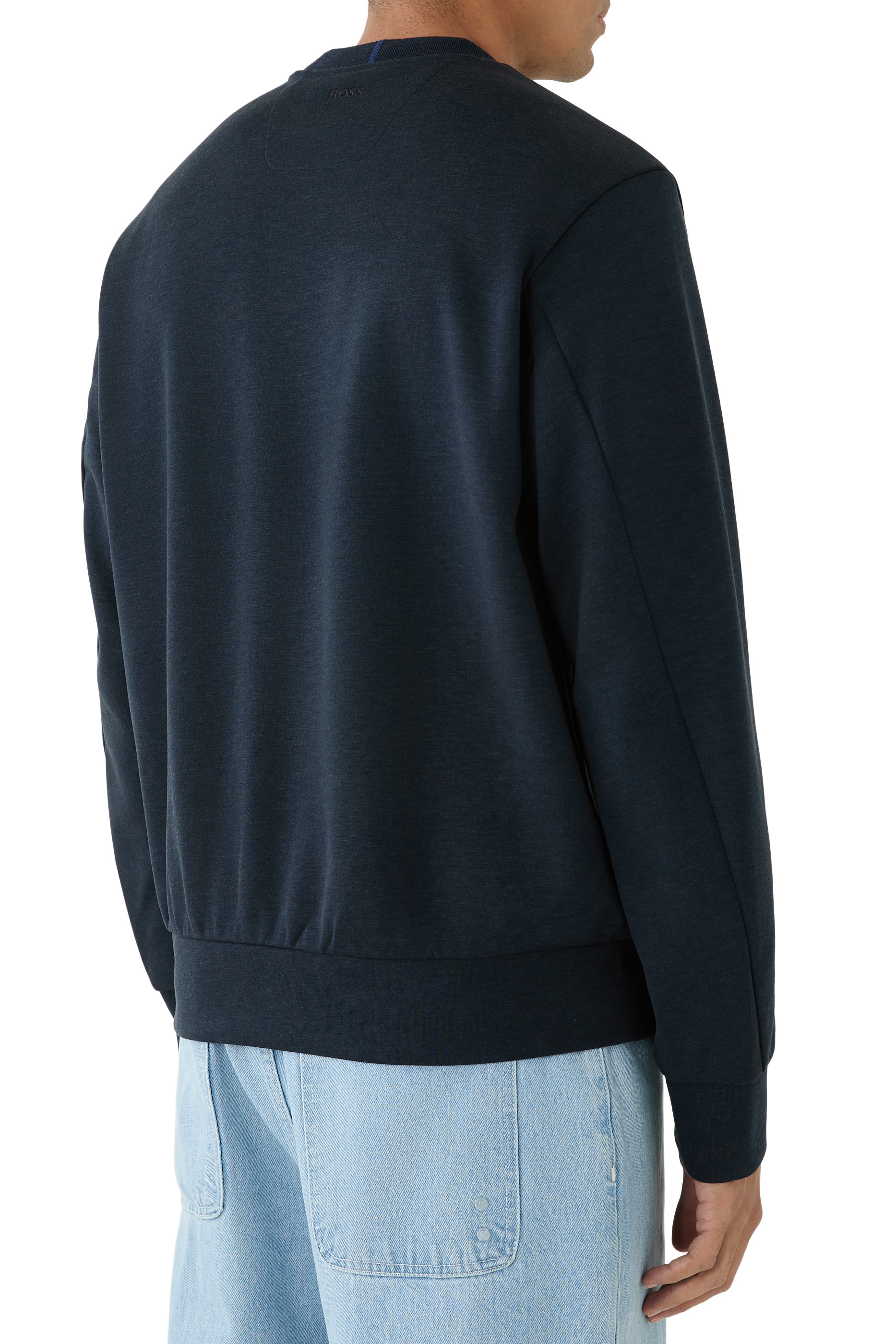 كنزة بتطريز شعار الماركة صوف