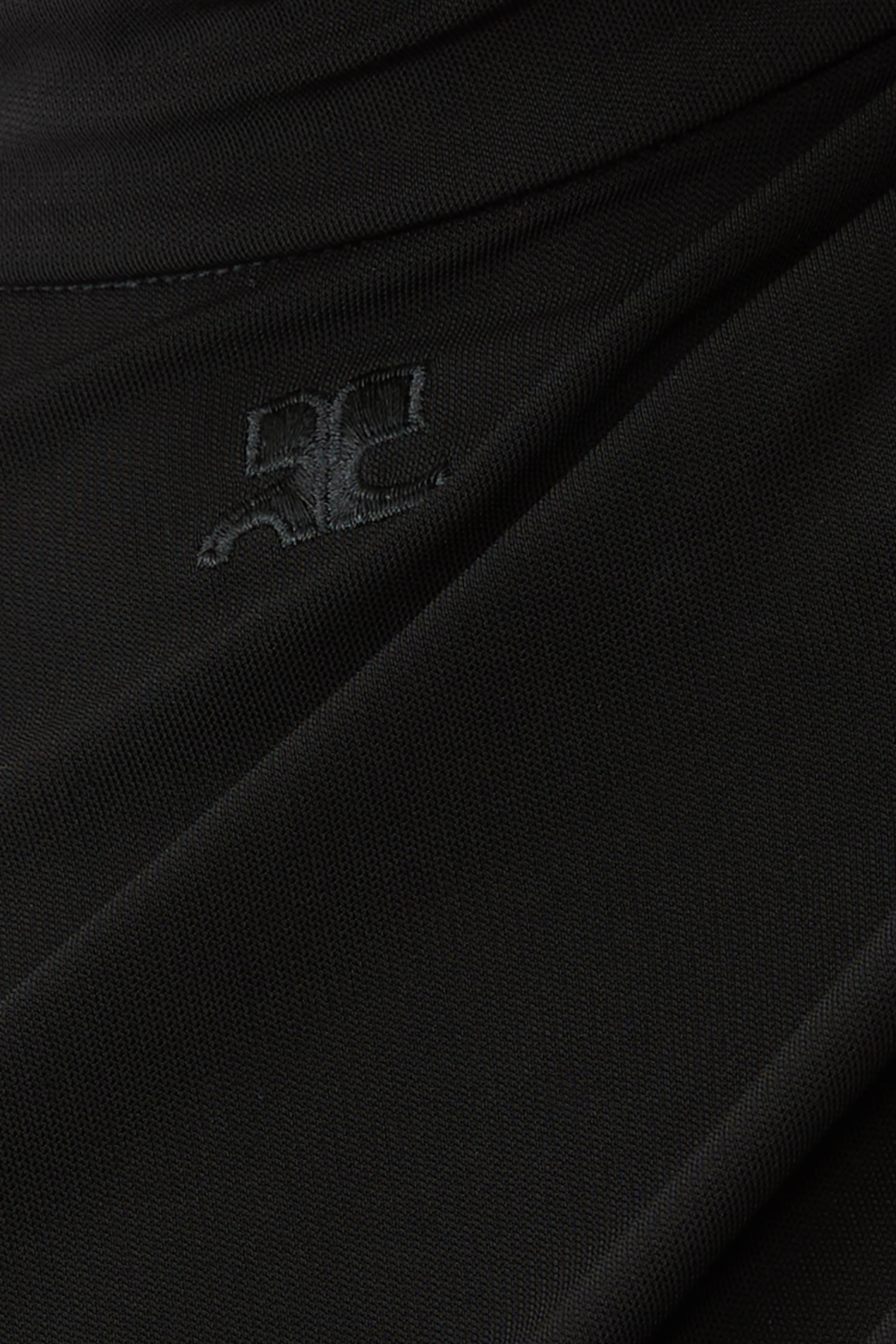 بلوزة بتصميم ملفوف غير متماثل جيرسيه